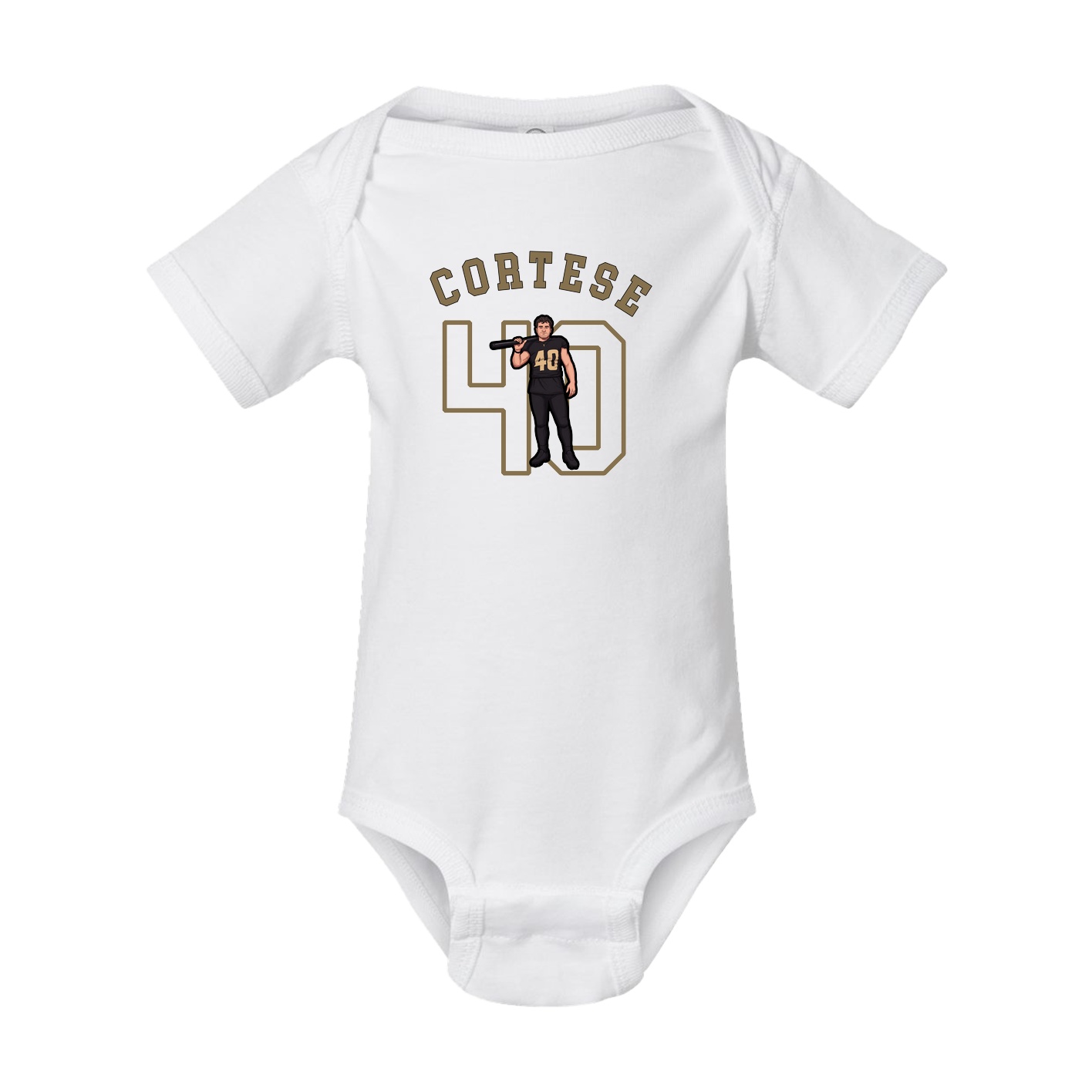 Baby Onesie — Shirsey Arch in White