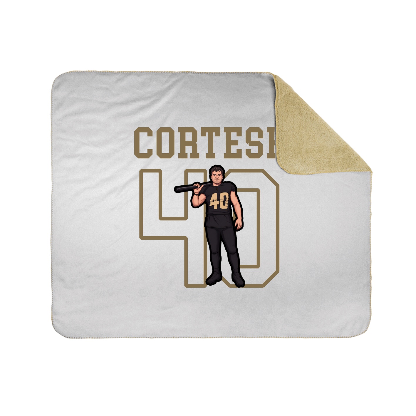 Throw Blanket — Shirsey in White