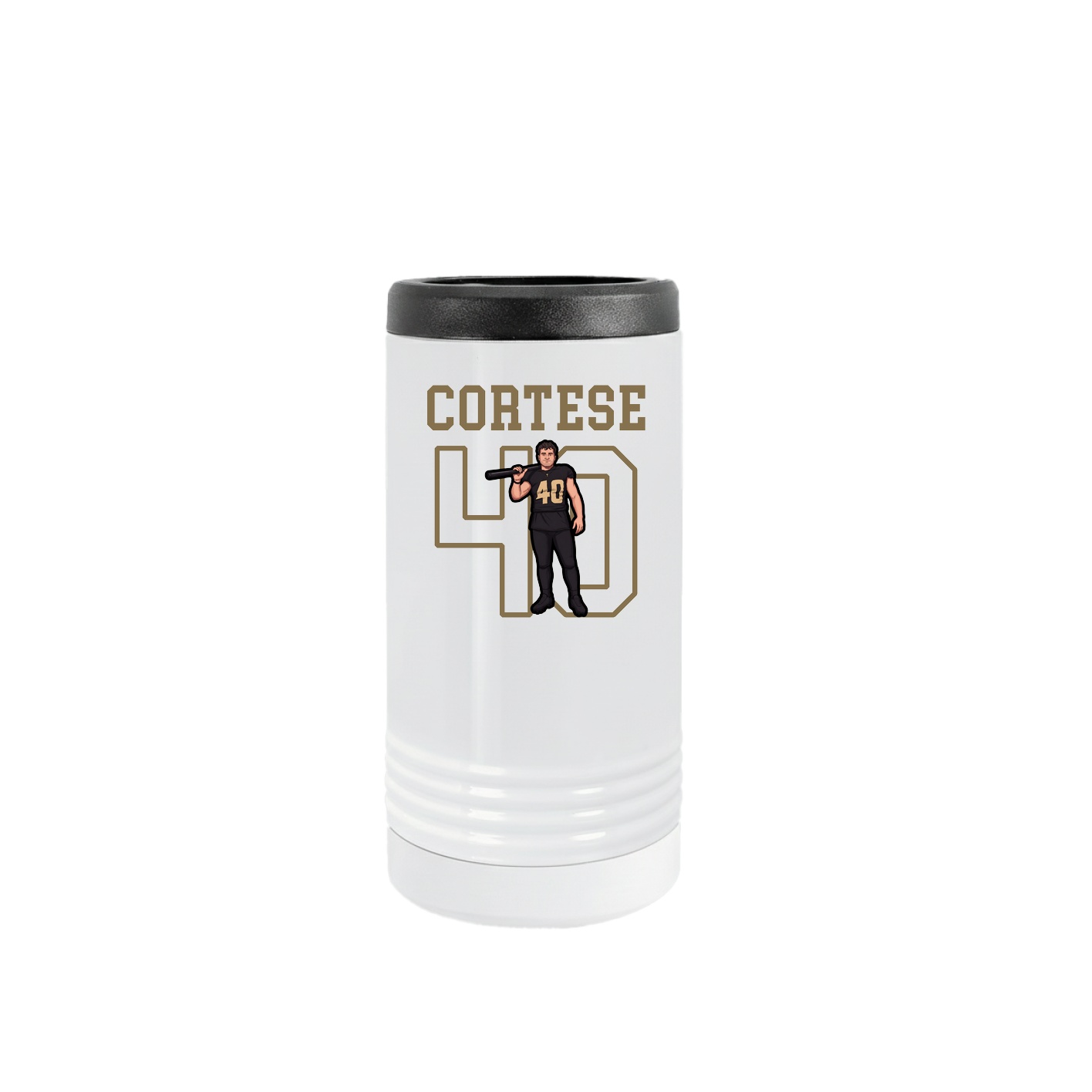 Slim Beverage Holder — Shirsey in White