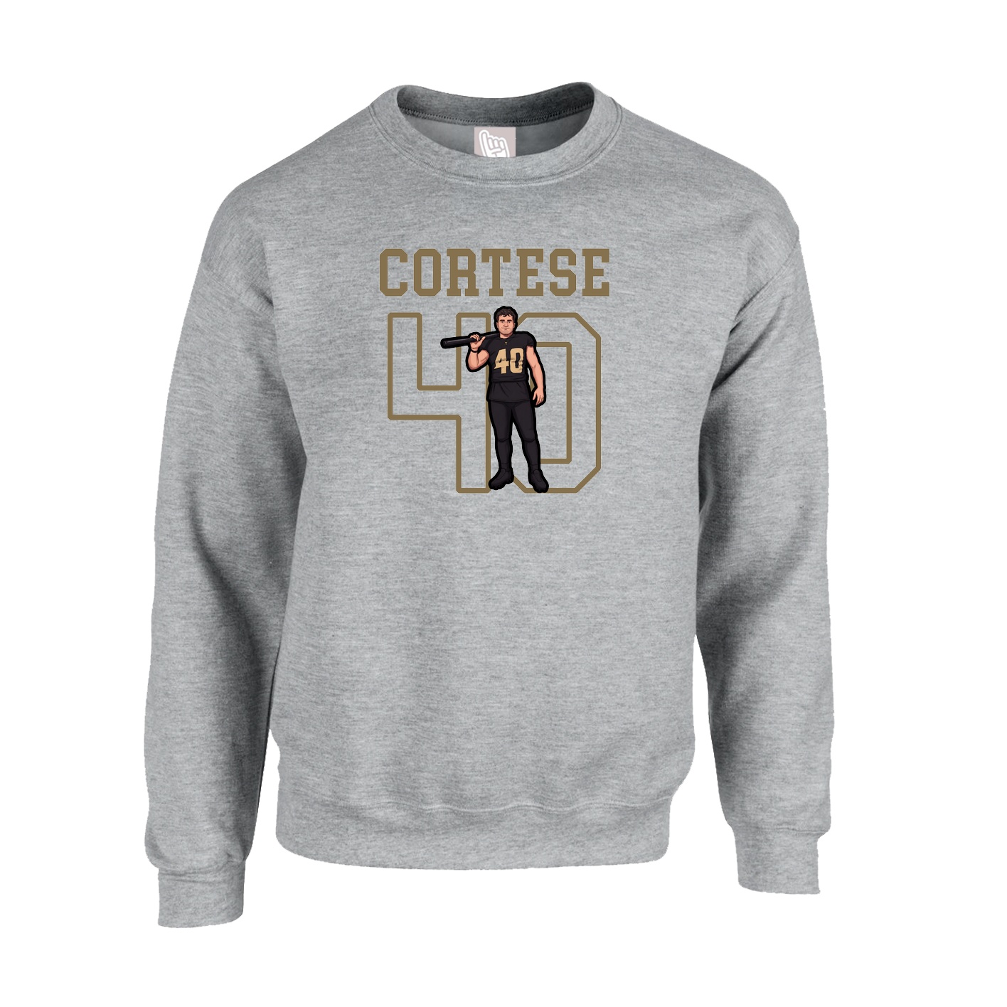 Fleece Crew — Shirsey in Grey