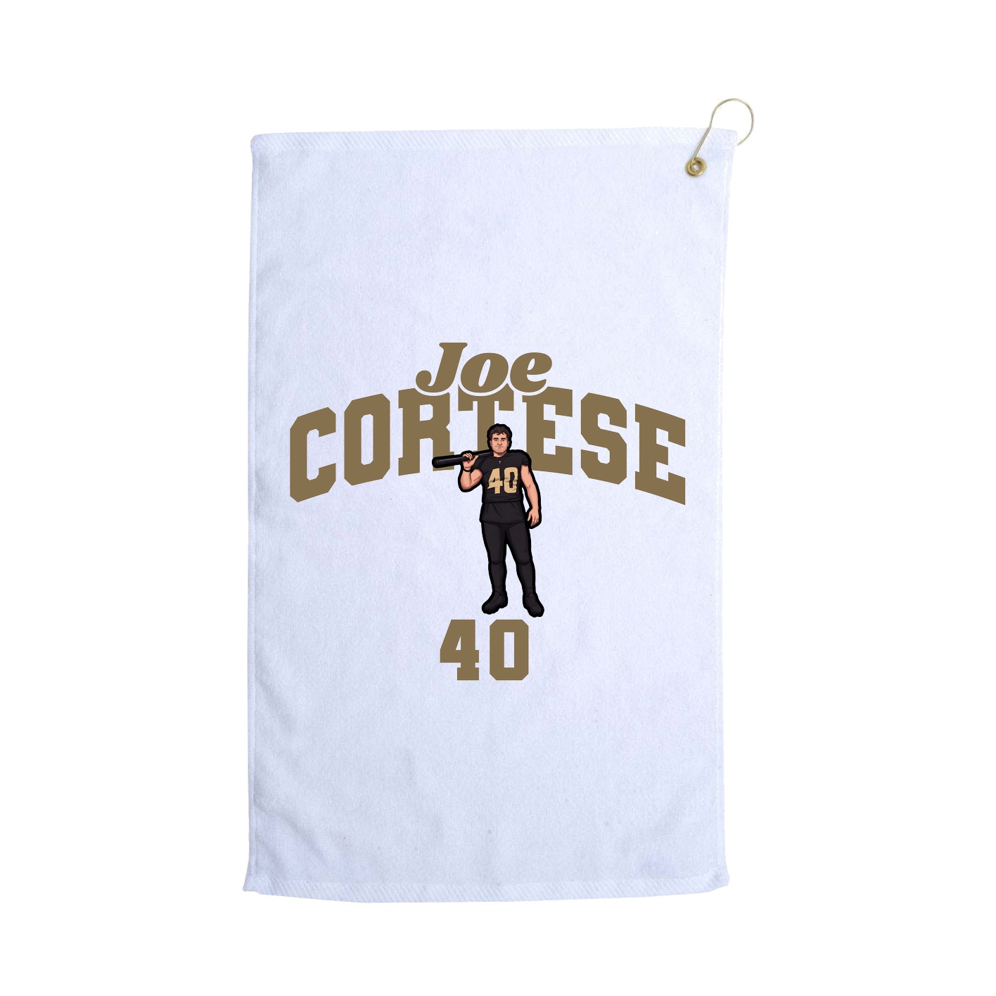 Golf Towel — Signature Arch in White