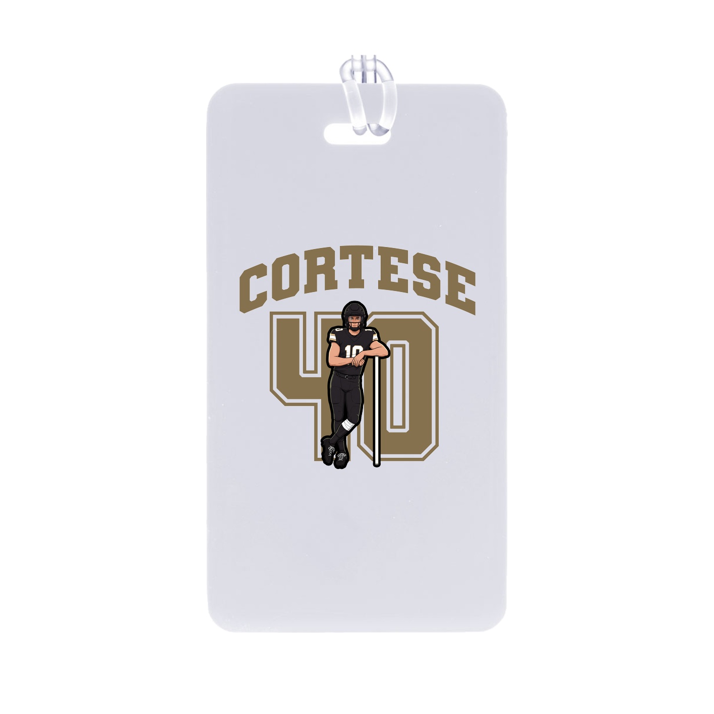 Bag Tag — Number in Classic