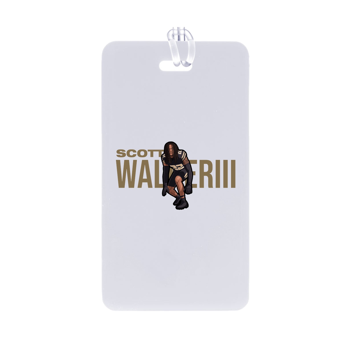 Bag Tag — Player Name in Classic