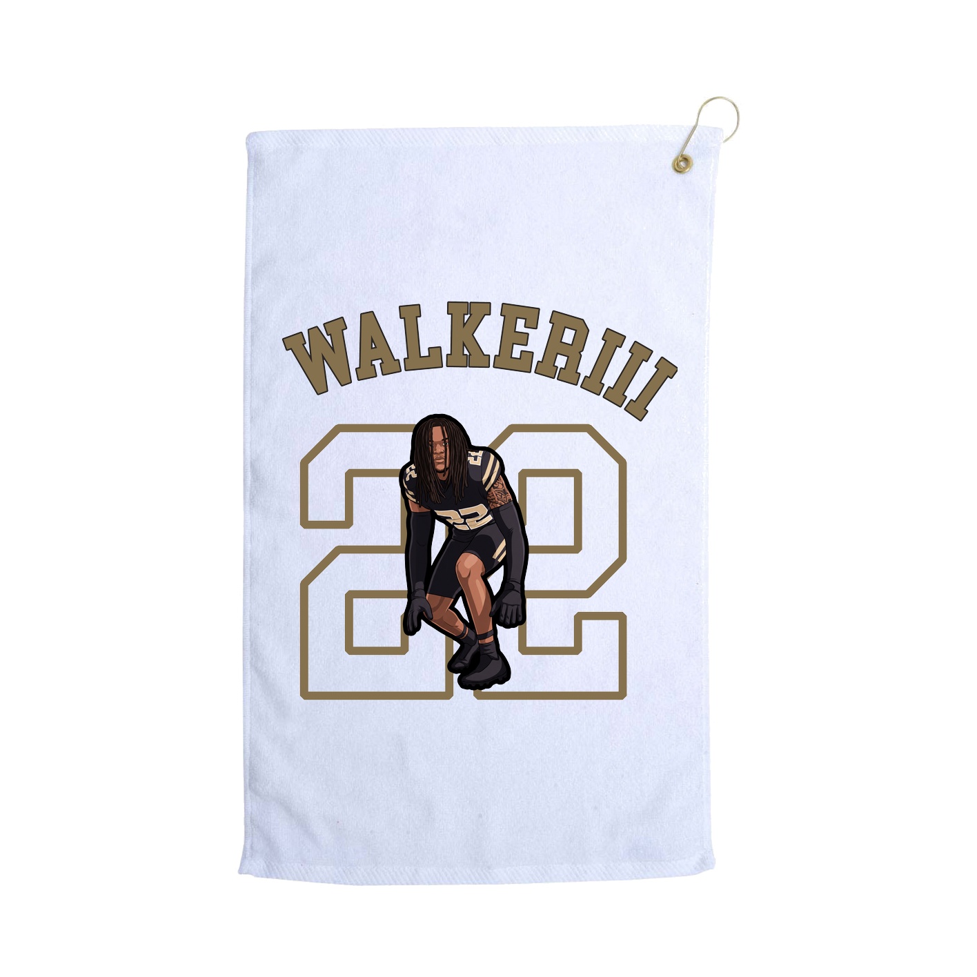 Golf Towel — Shirsey Arch in White