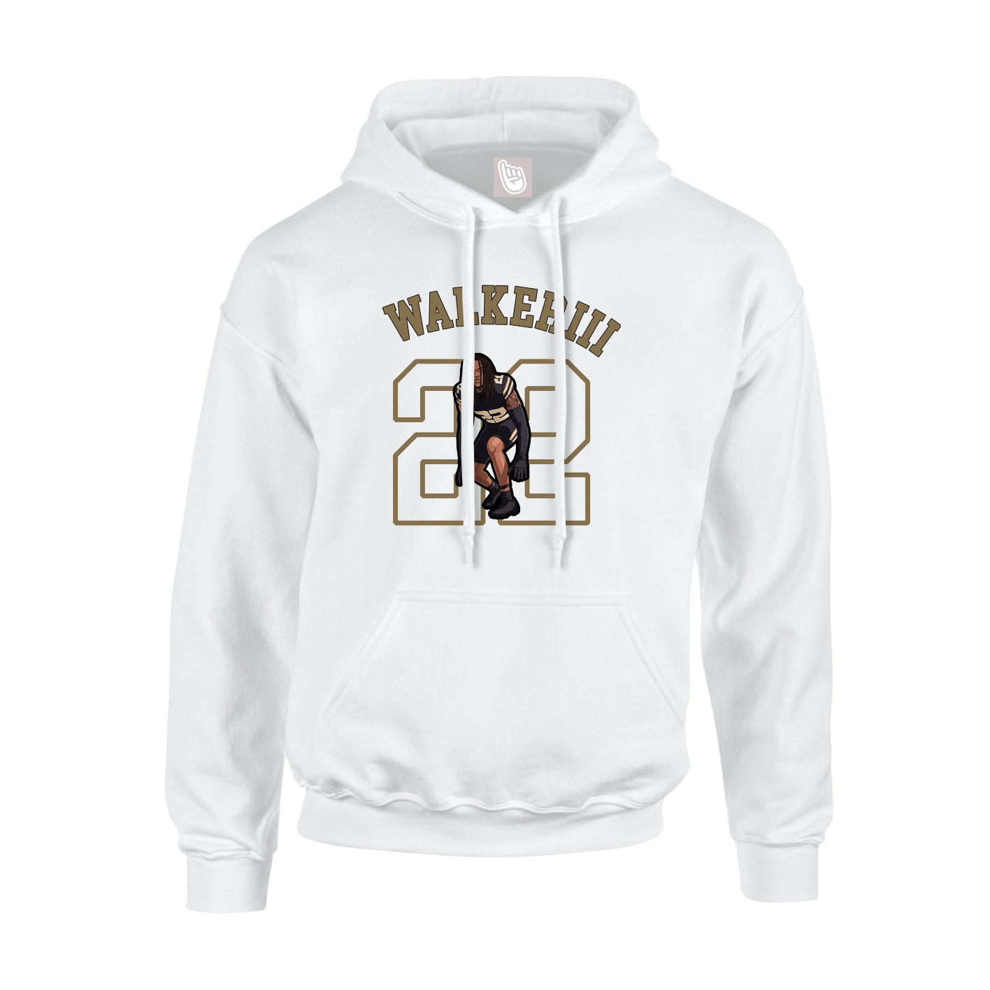 Hoodie — Shirsey Arch in White