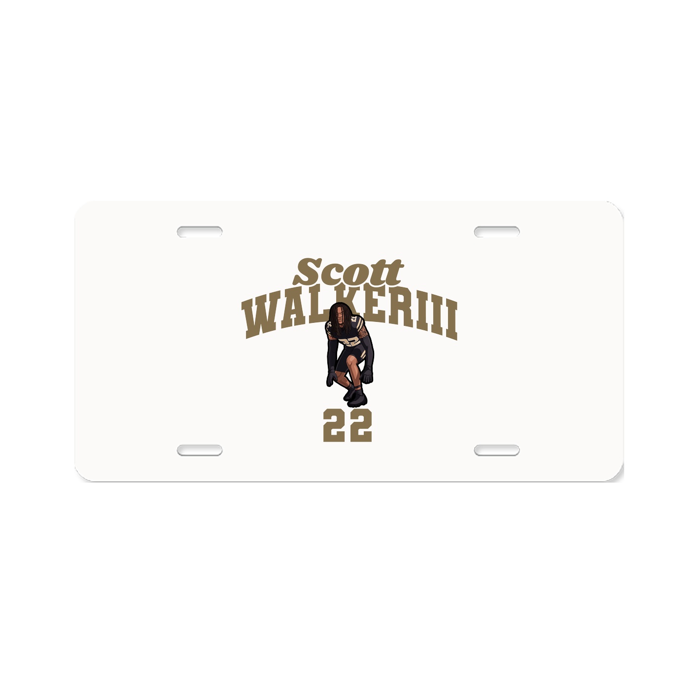 License Plate — Signature Arch in Classic