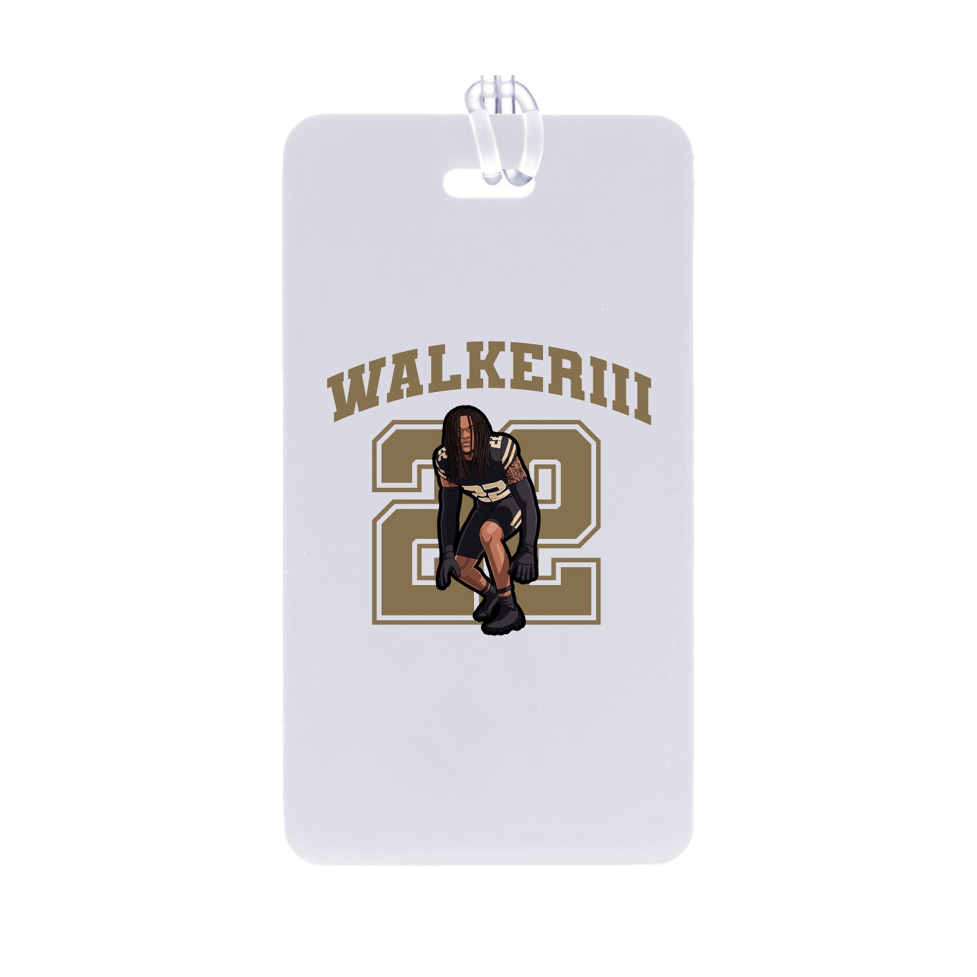 Bag Tag — Number in Classic