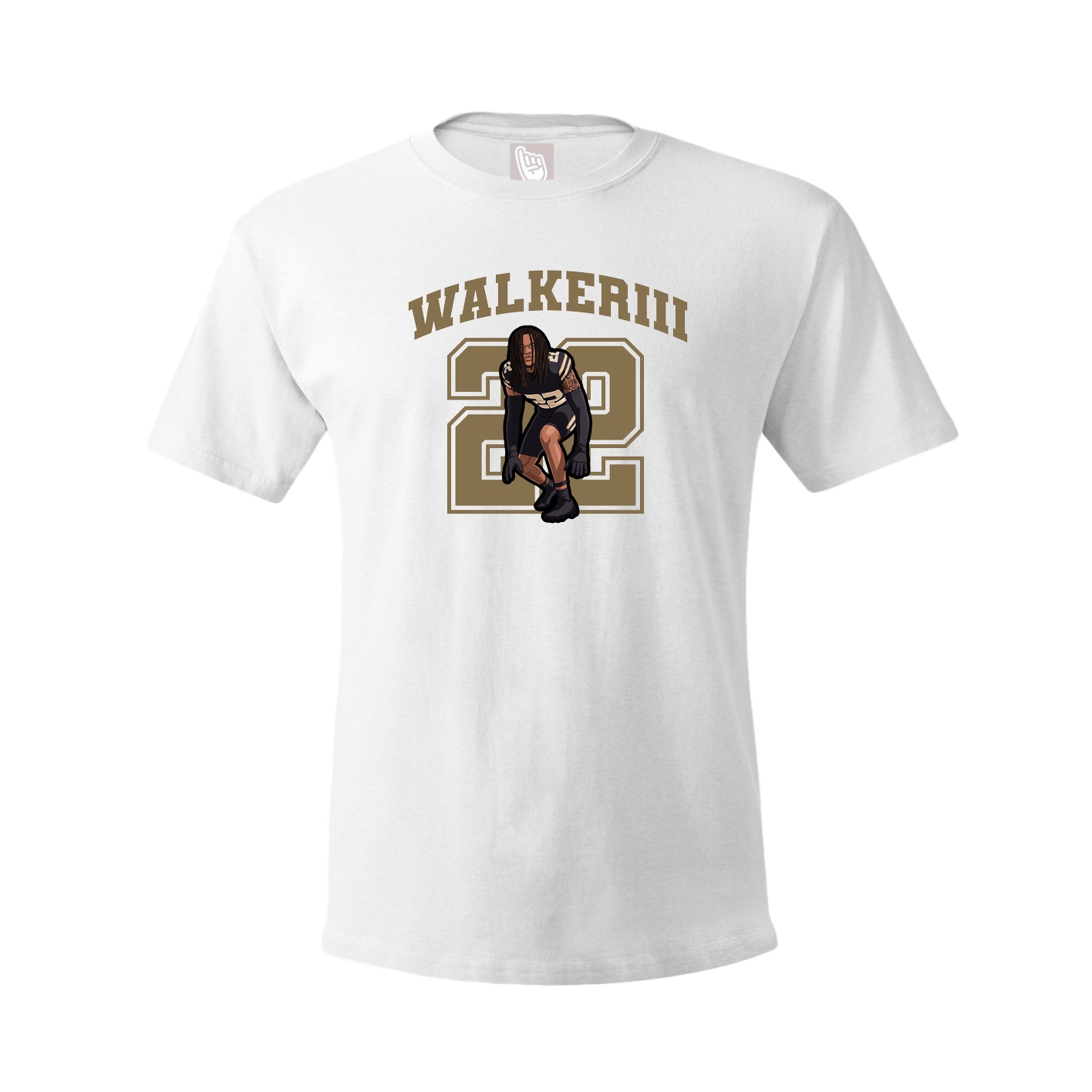 Tee — Number in White