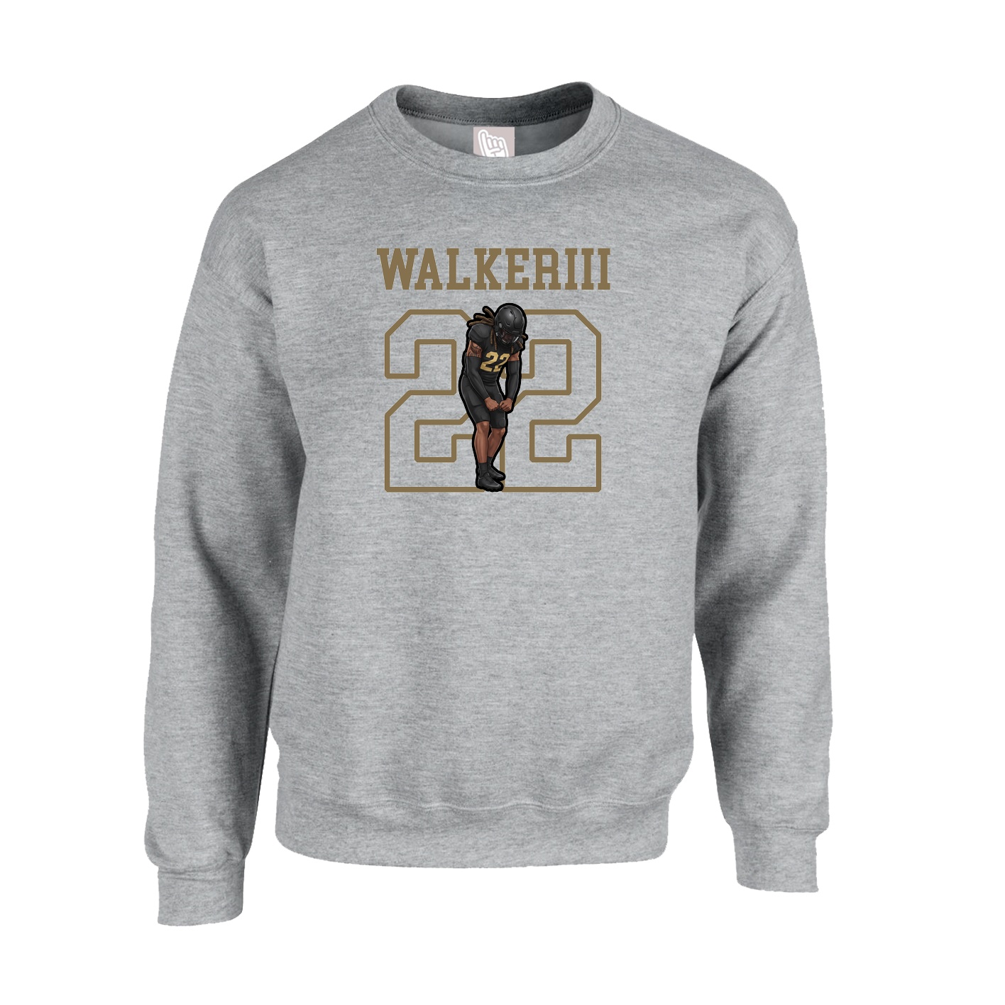 Fleece Crew — Shirsey in Grey
