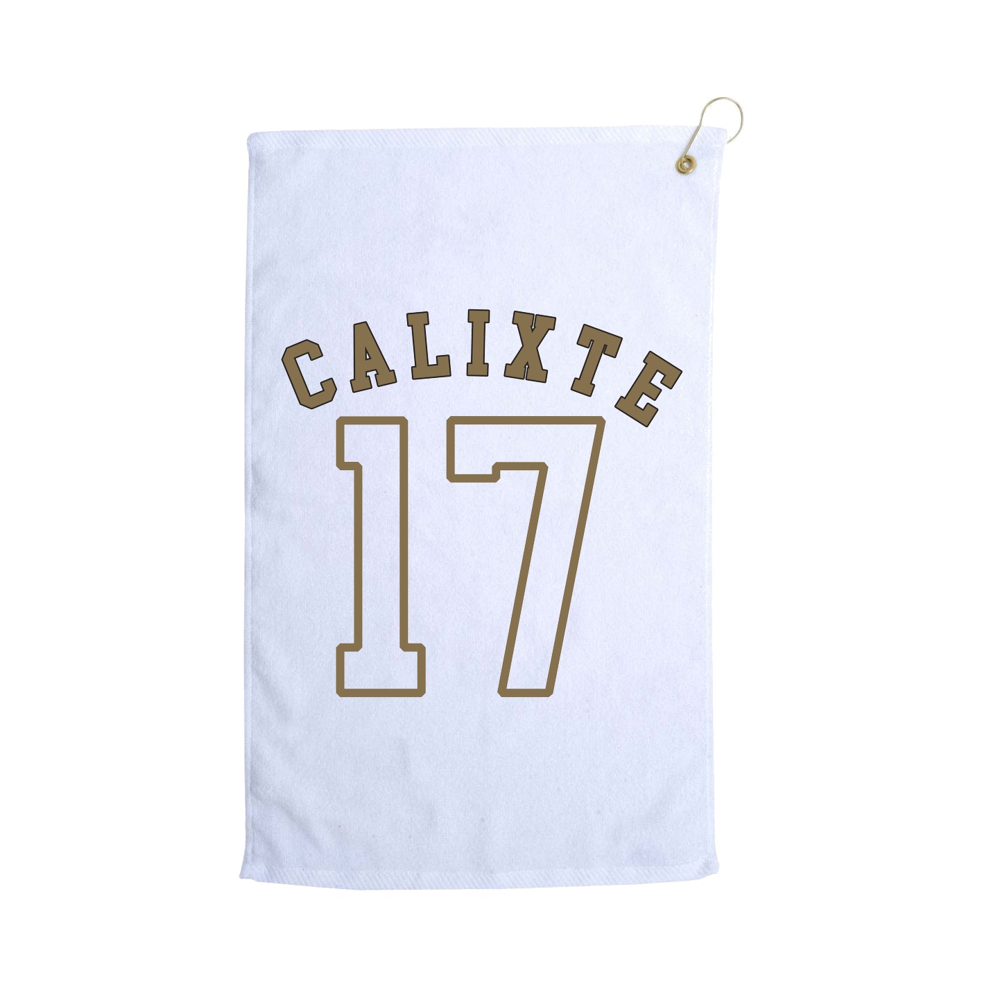 Golf Towel — Shirsey Arch in White