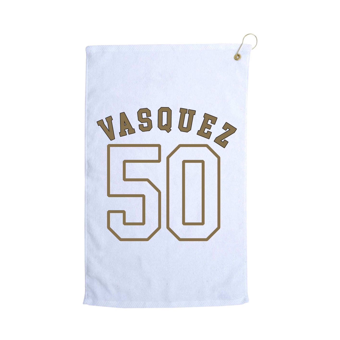 Golf Towel — Shirsey Arch in White