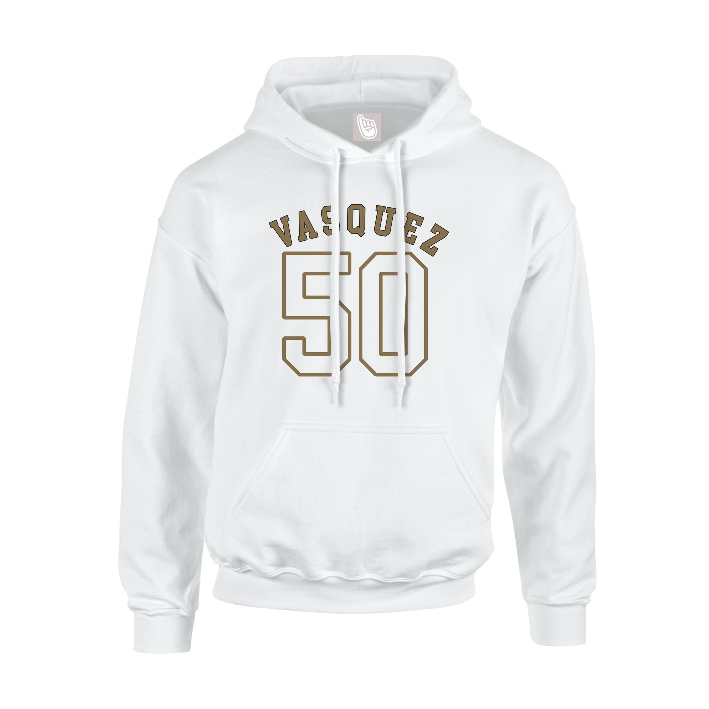 Youth Hoodie — Shirsey Arch in White