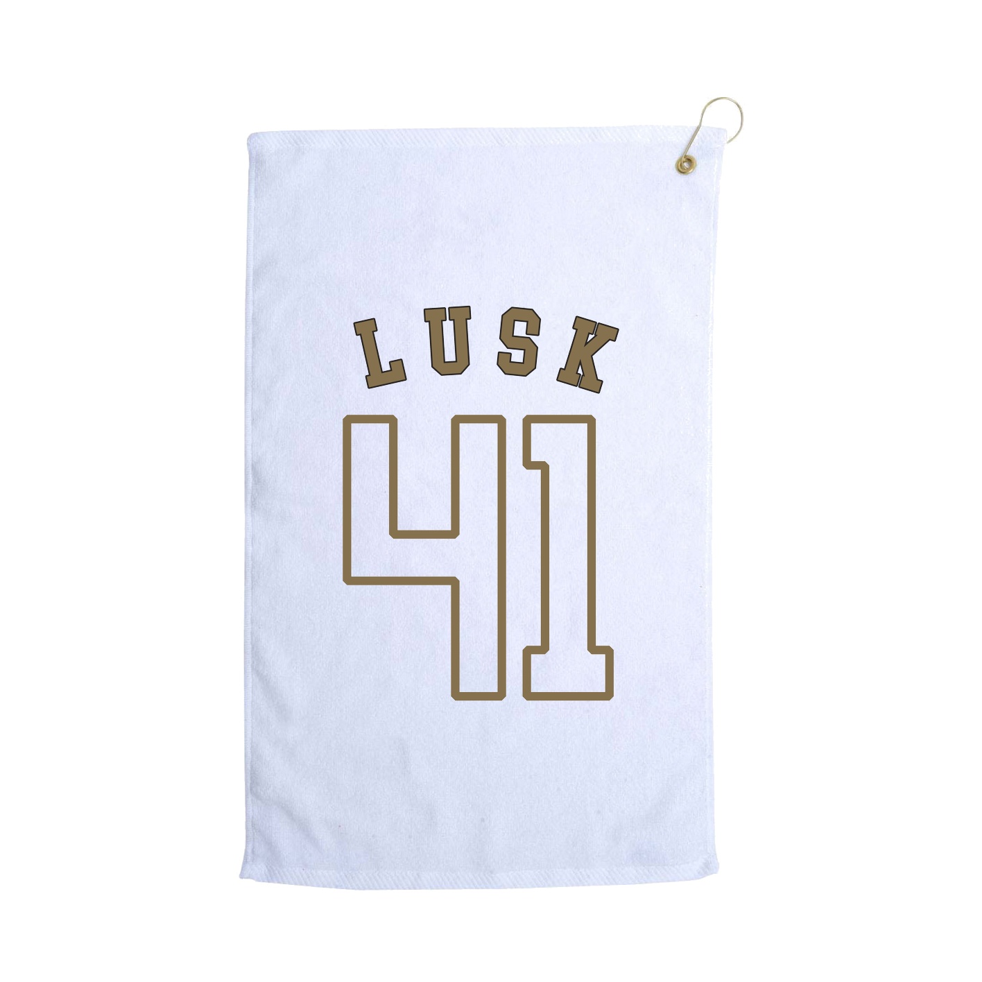 Golf Towel — Shirsey Arch in White