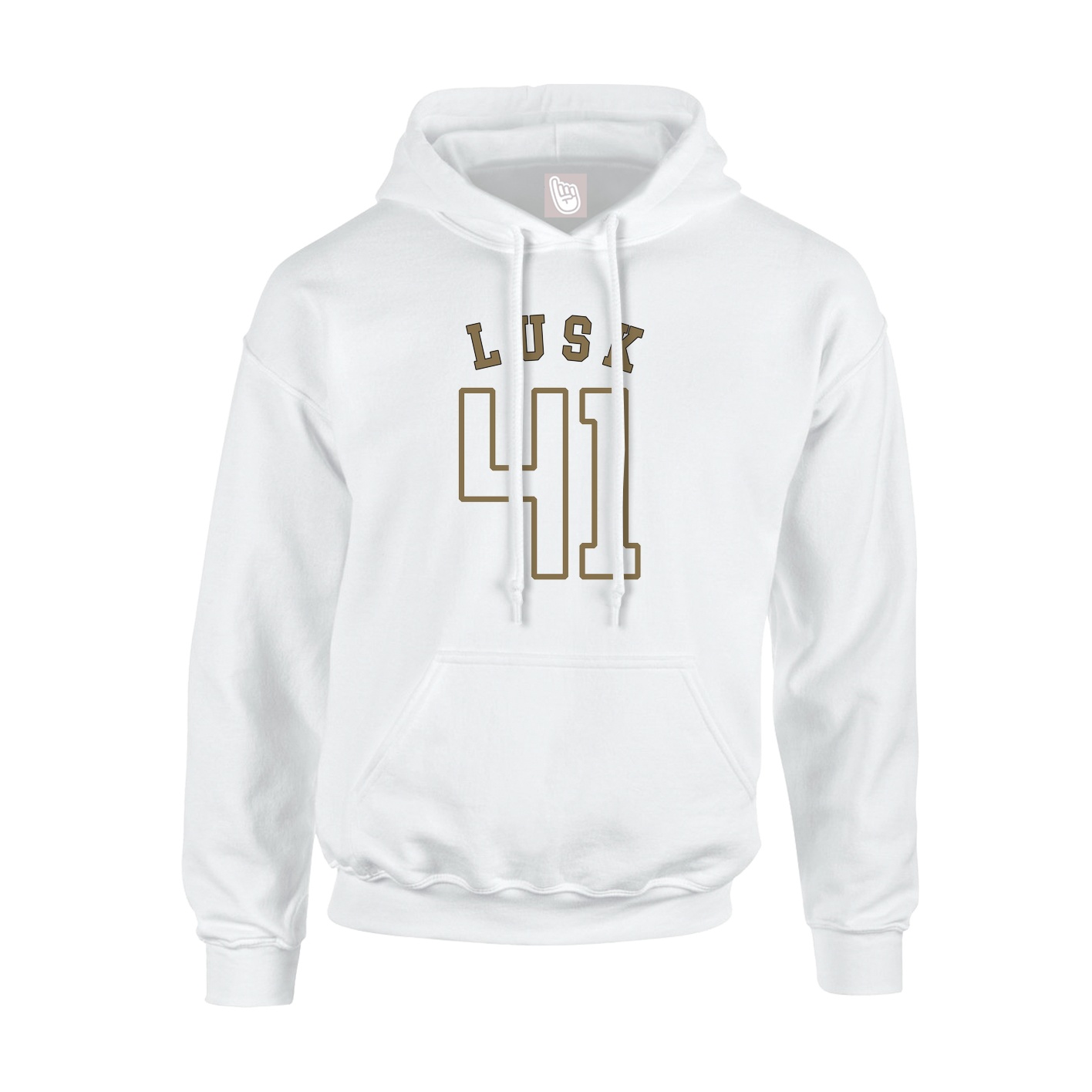 Youth Hoodie — Shirsey Arch in White