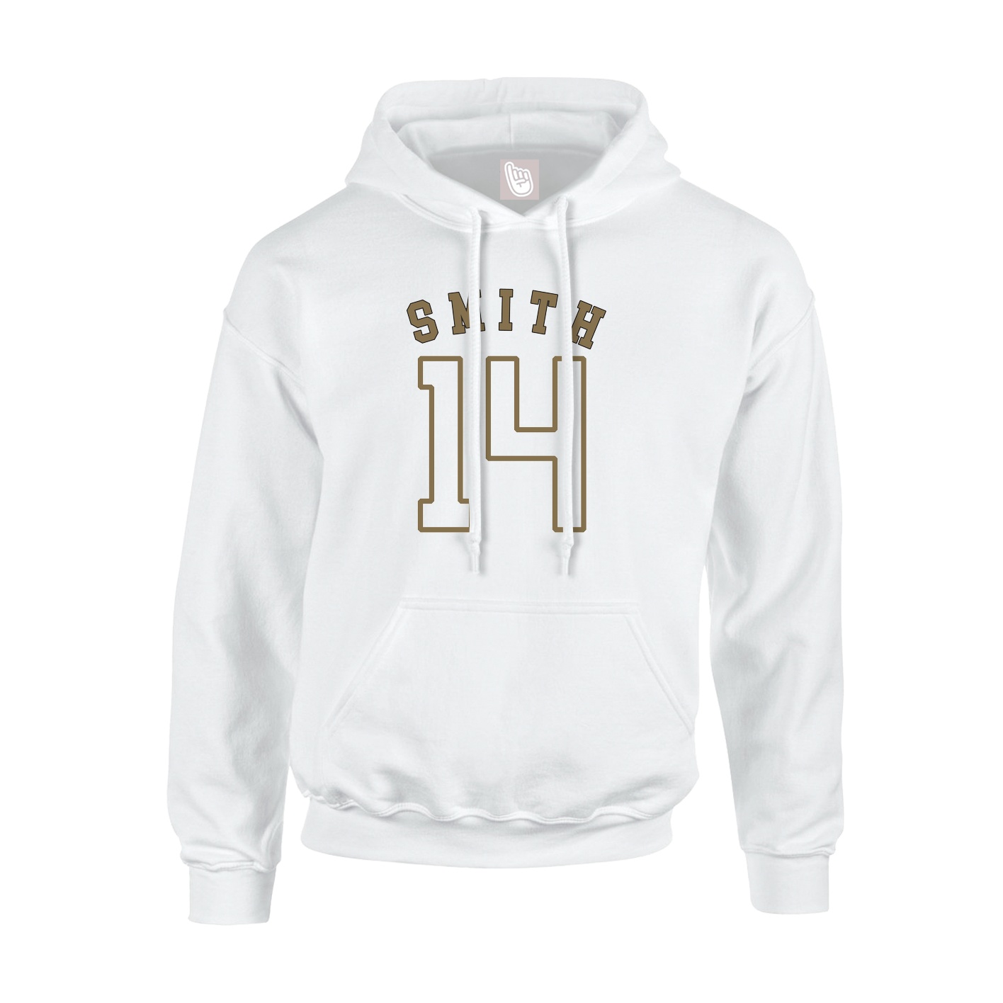 Youth Hoodie — Shirsey Arch in White