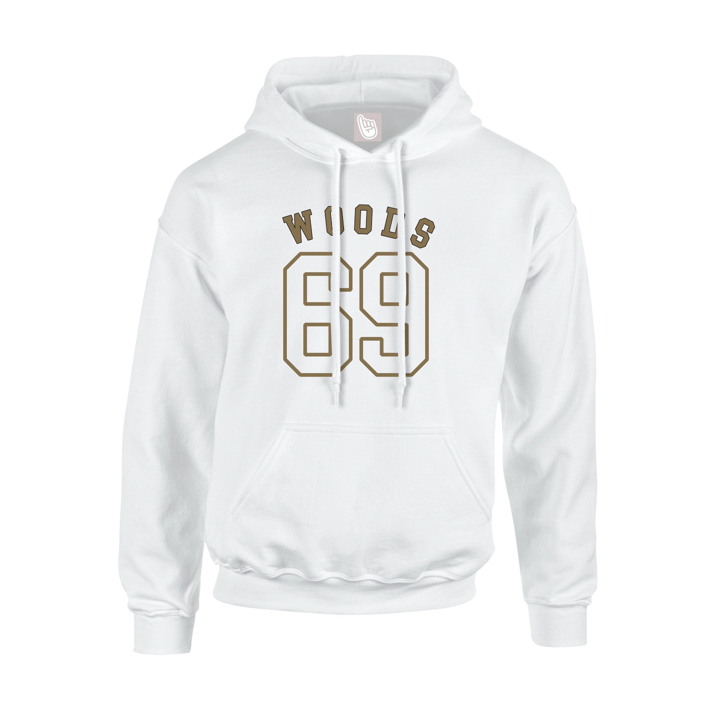 Youth Hoodie — Shirsey Arch in White