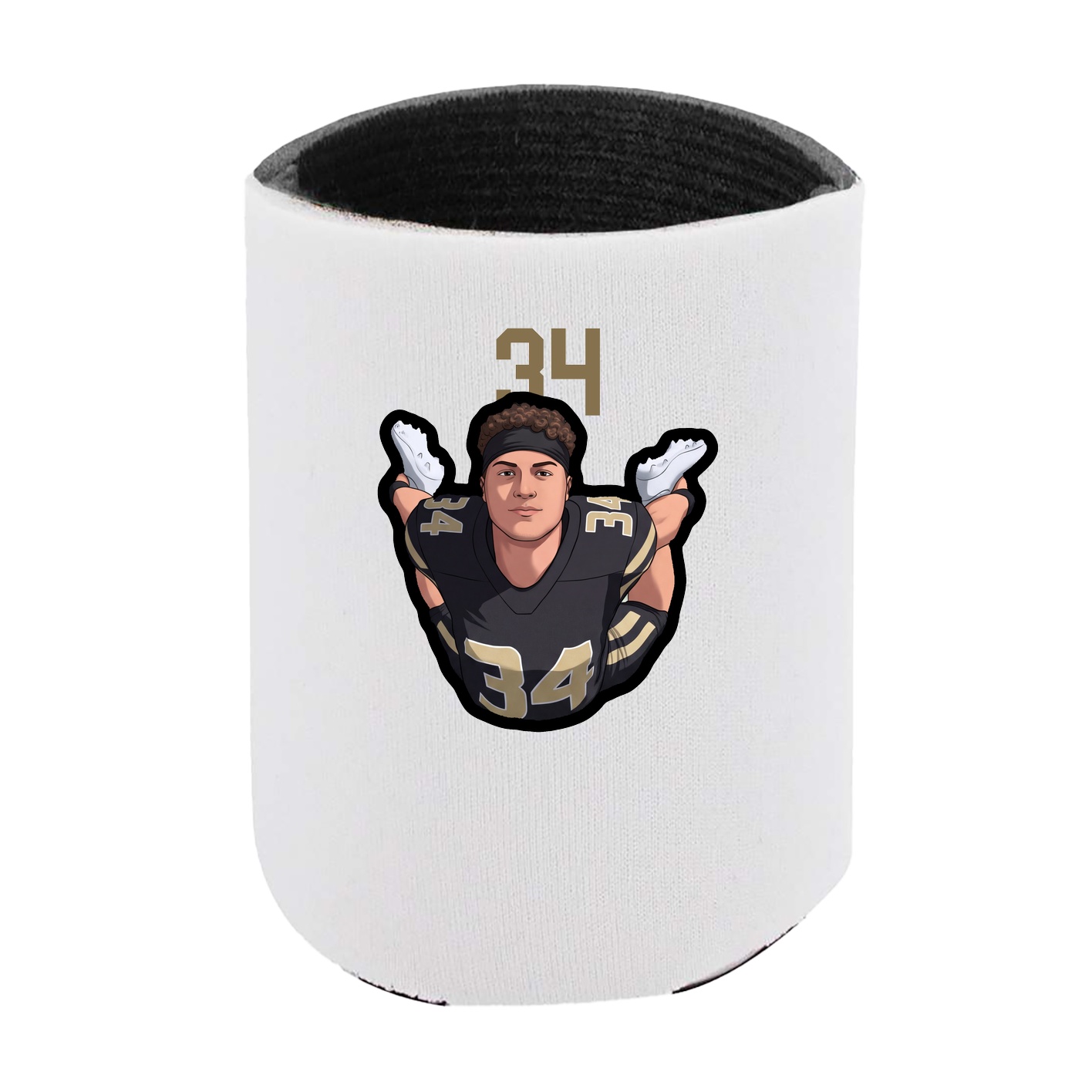 Can Holder — Number Top in White