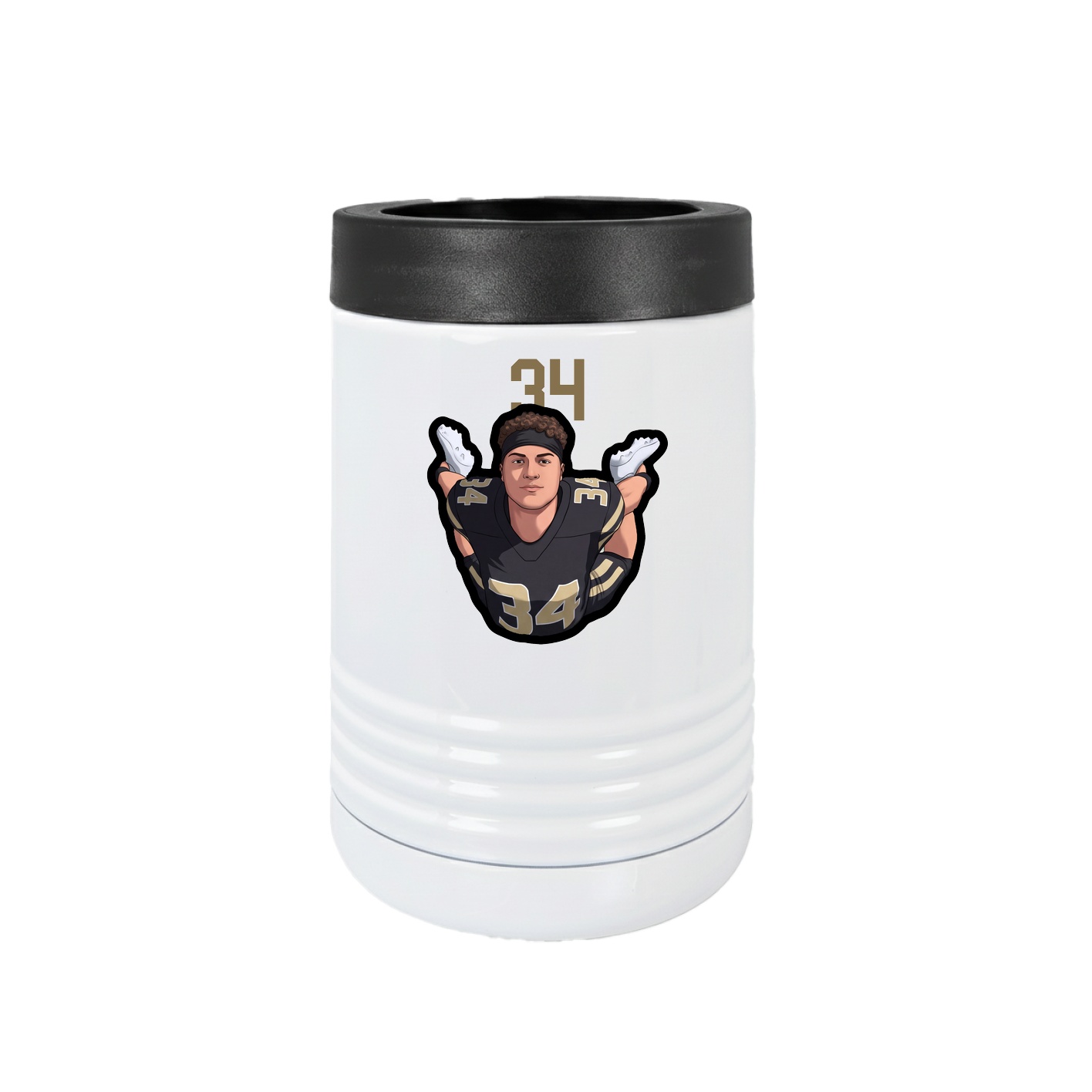 Beverage Holder — Number Top in White