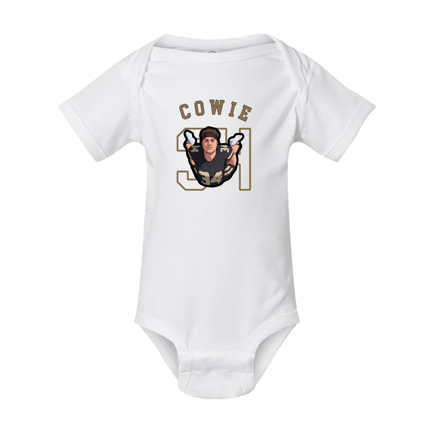 Baby Onesie — Shirsey Arch in White