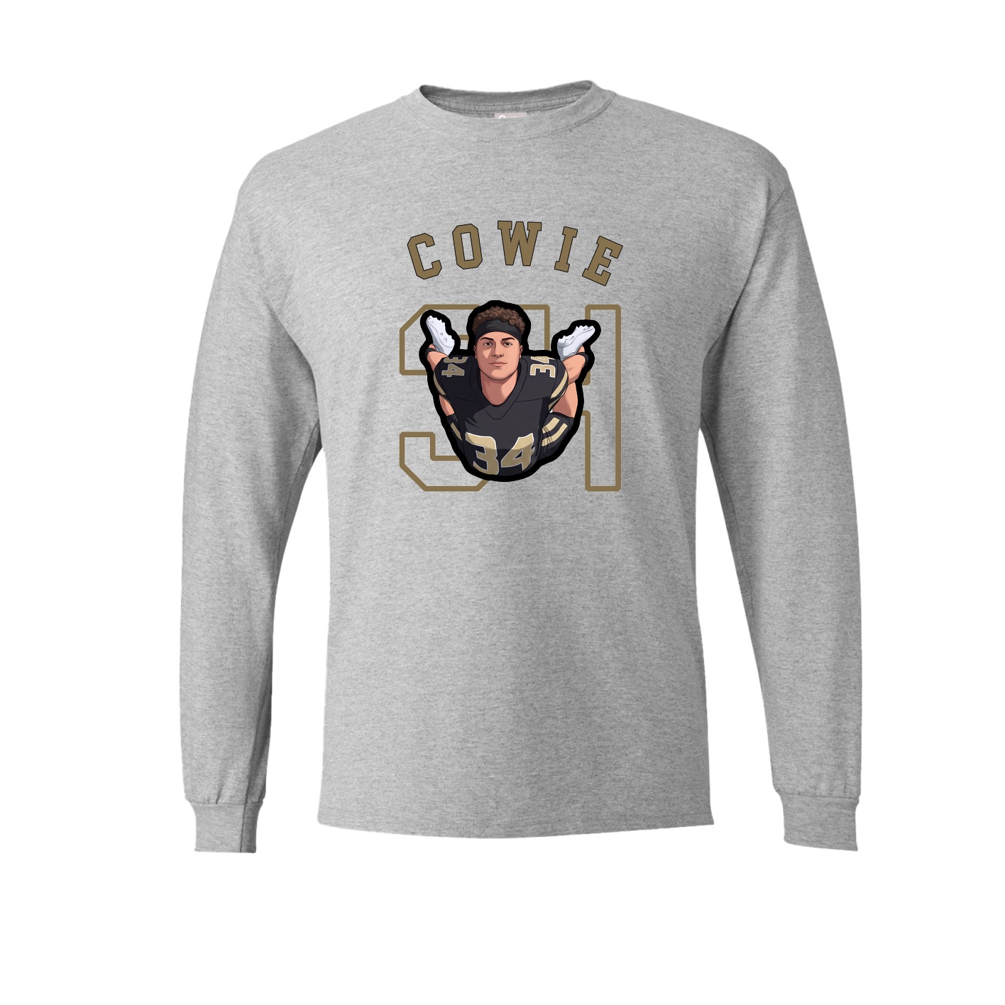 Long Sleeve Tee — Shirsey Arch in Grey