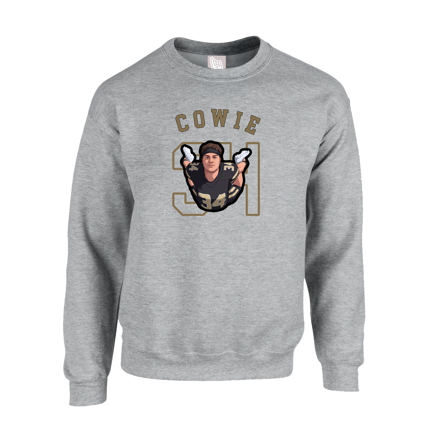 Fleece Crew — Shirsey Arch in Grey