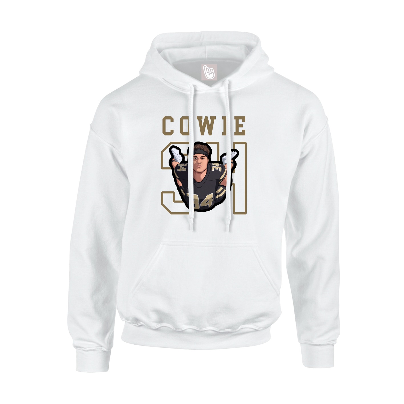 Youth Hoodie — Shirsey in White