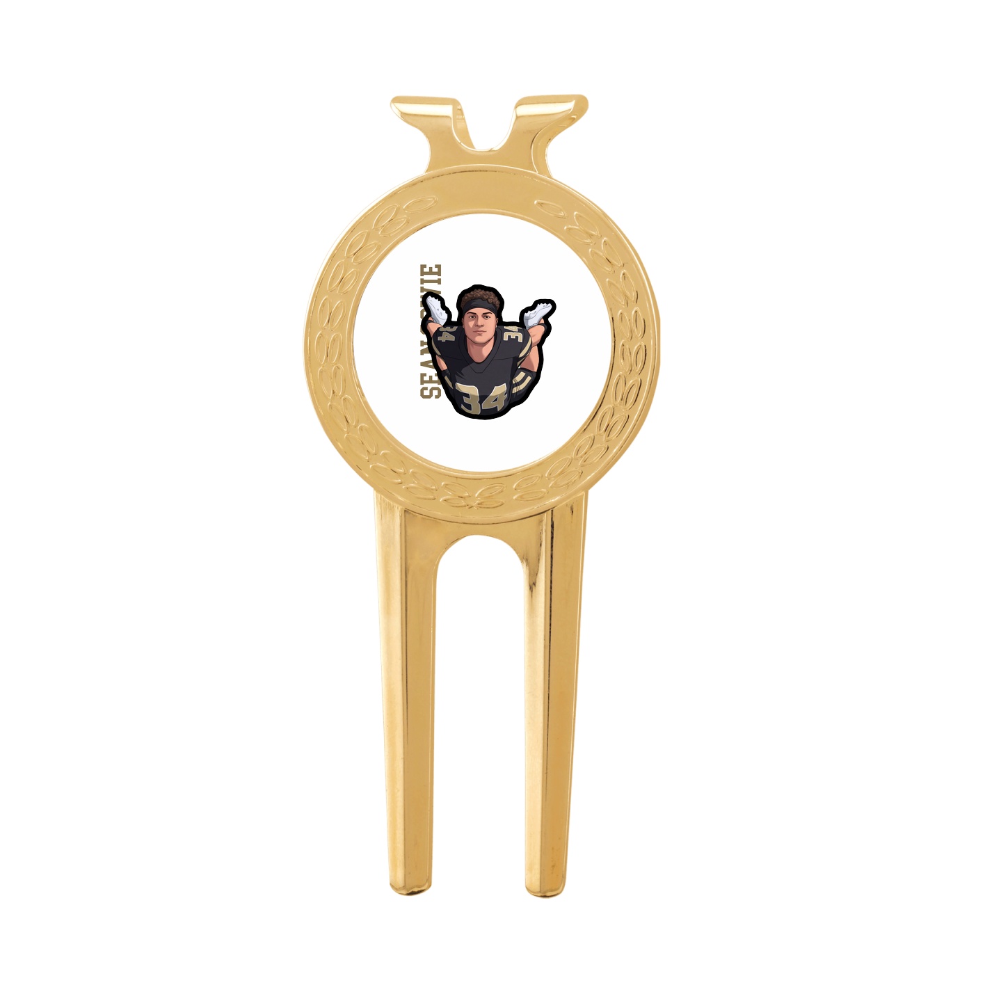 Divot Tool with Ball Marker — Name Vertical in Classic