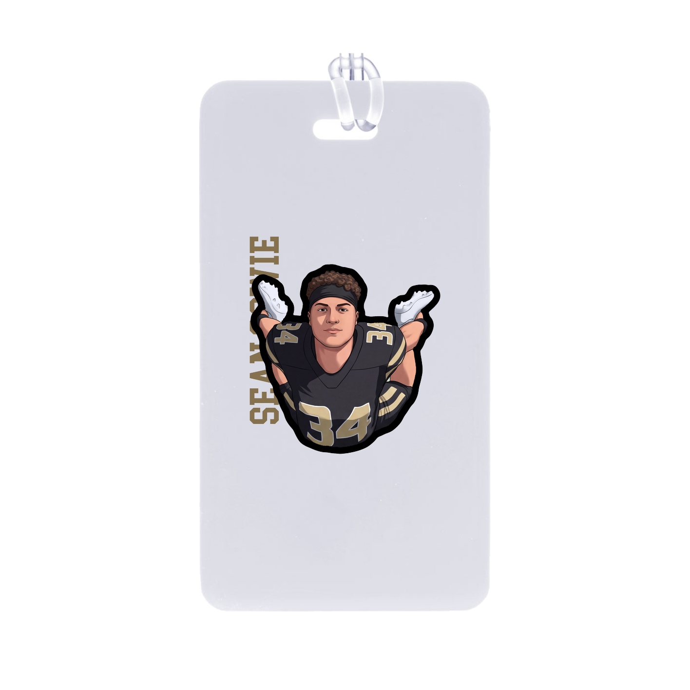 Bag Tag — Name Vertical in Classic