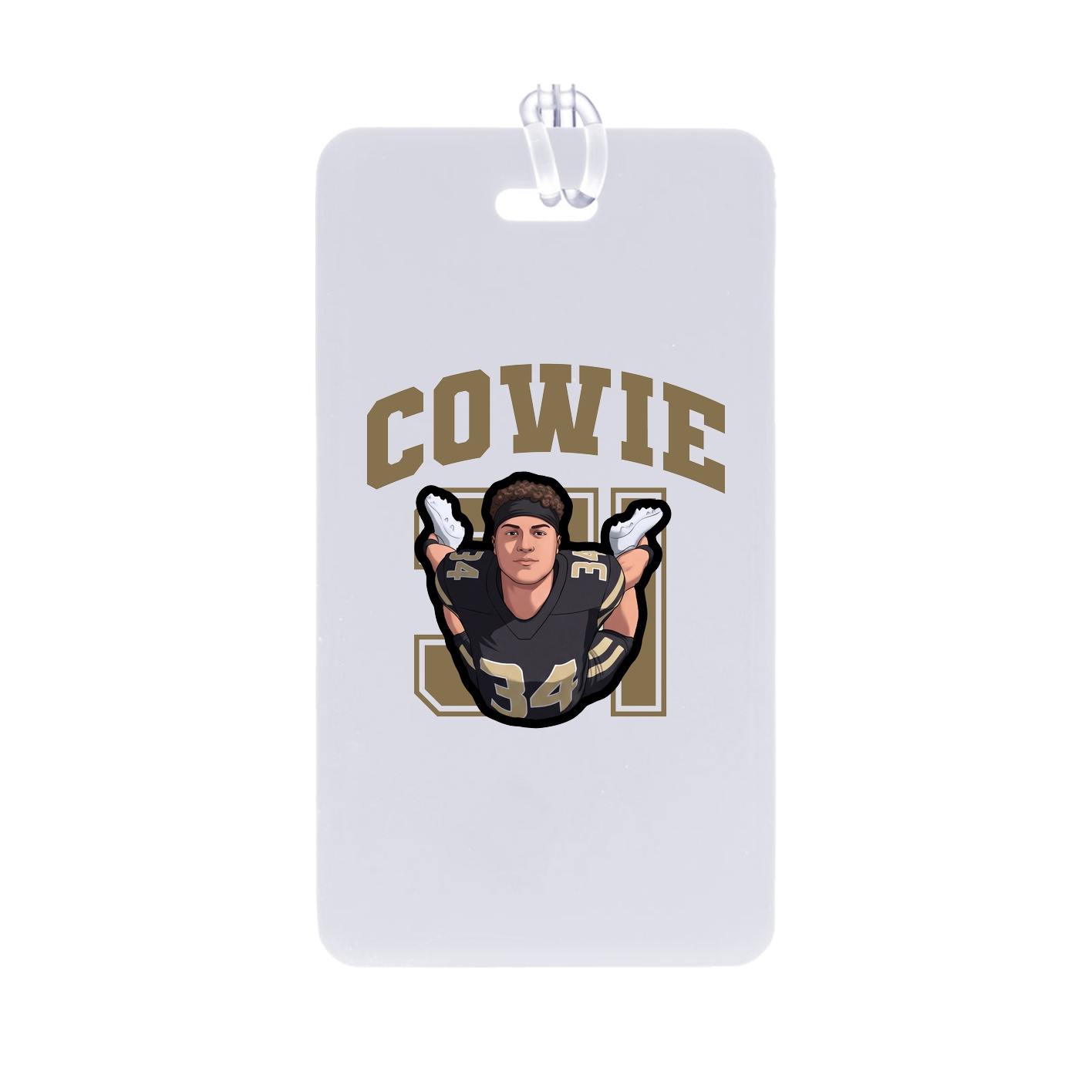 Bag Tag — Number in Classic