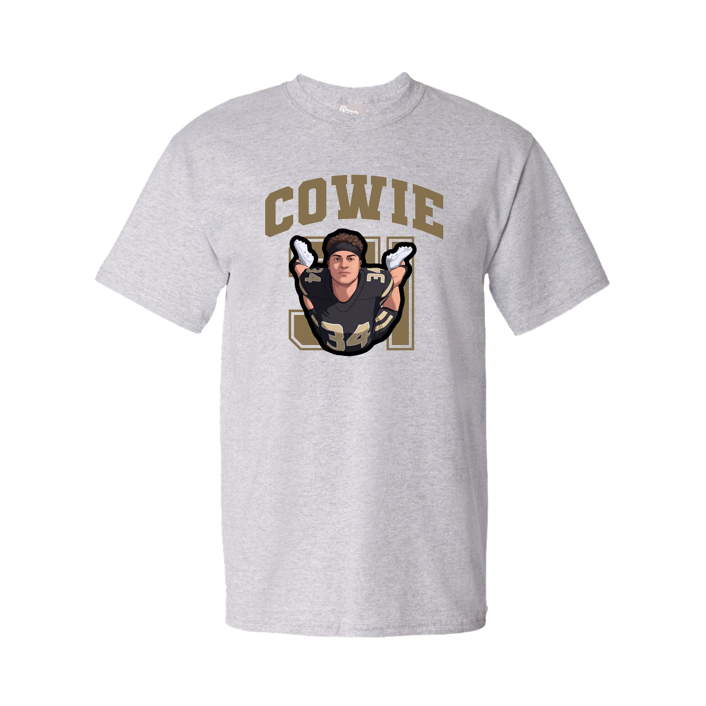 Tee — Number in Grey