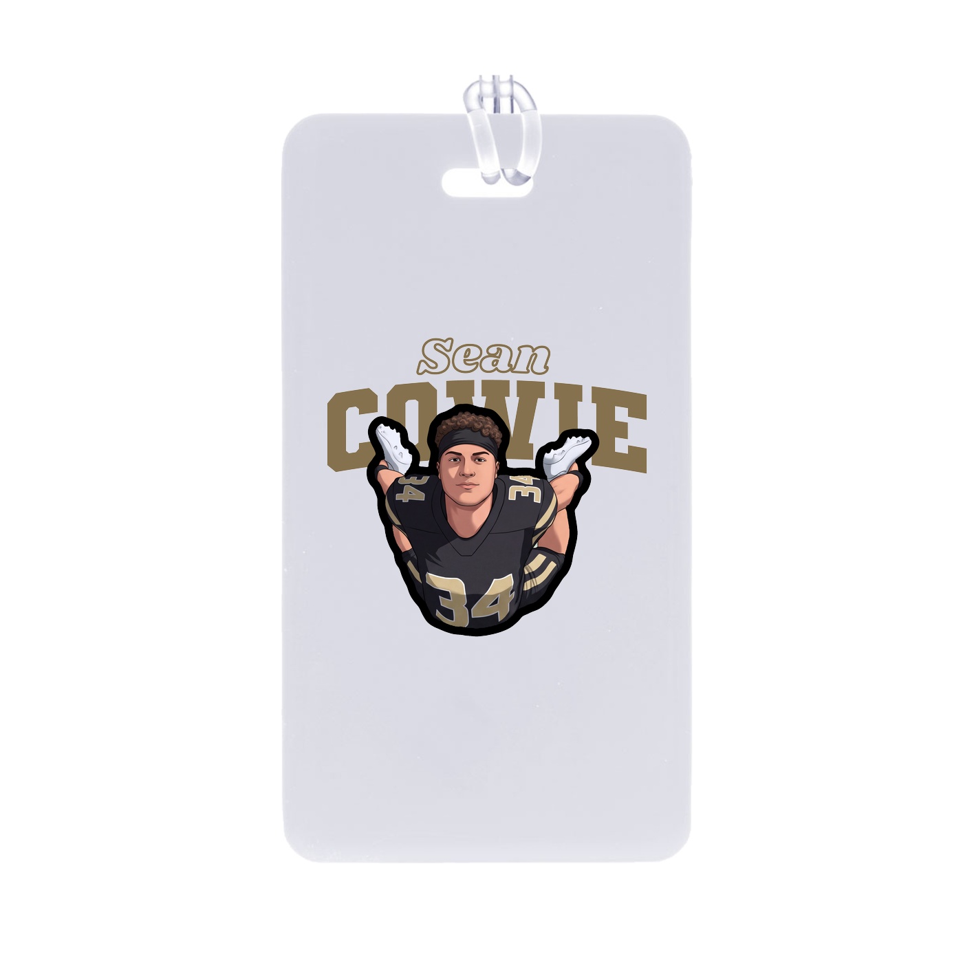Bag Tag — Name Arch in Classic