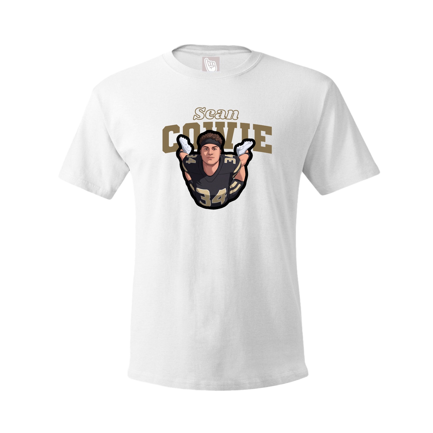 Tee — Name Arch in White