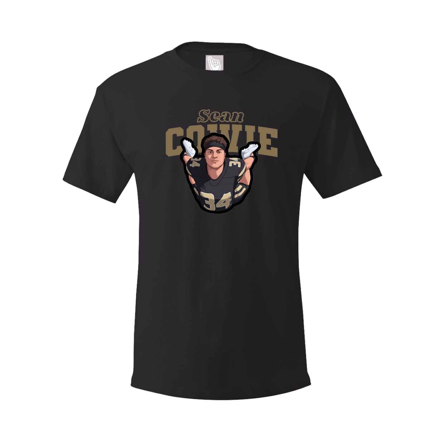 Youth Tee — Name Arch in Black