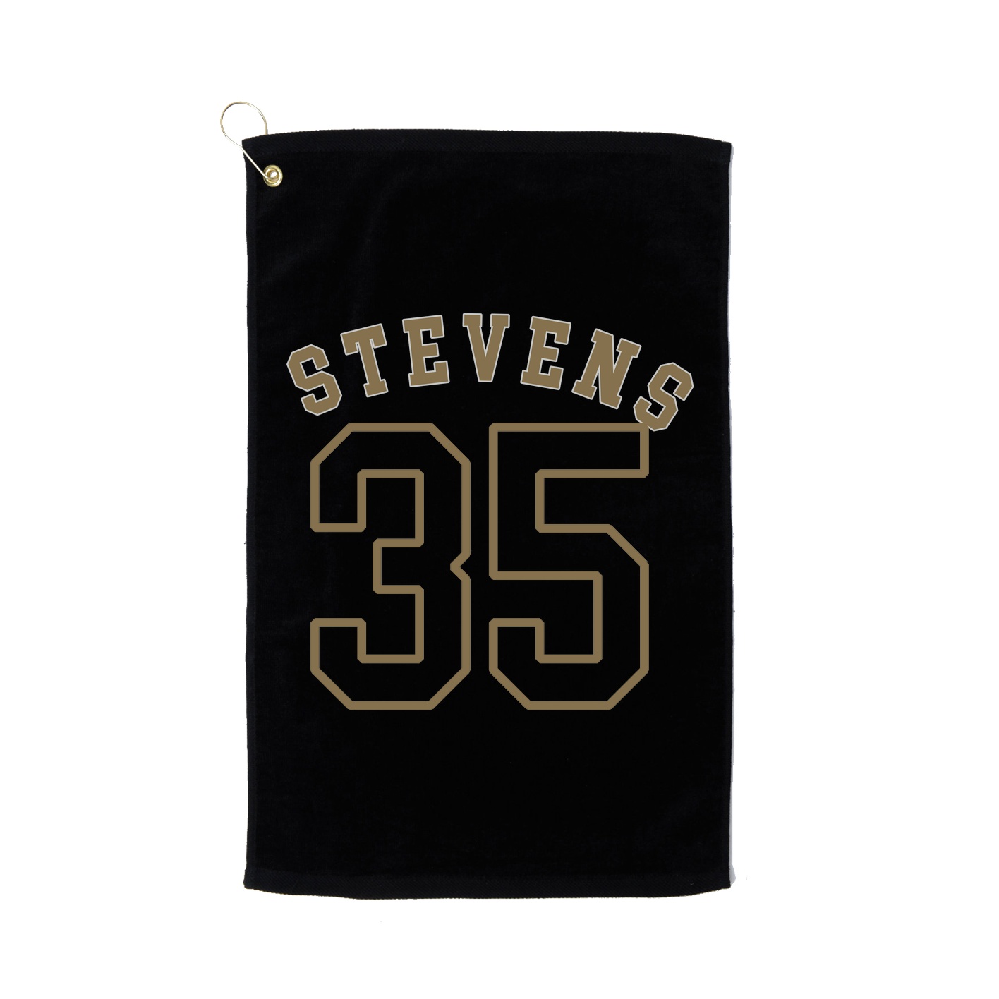 Golf Towel — Shirsey Arch in Black