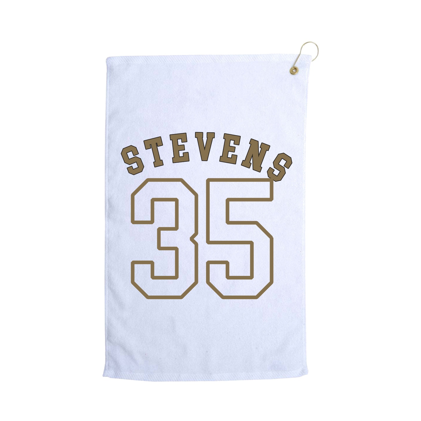 Golf Towel — Shirsey Arch in White