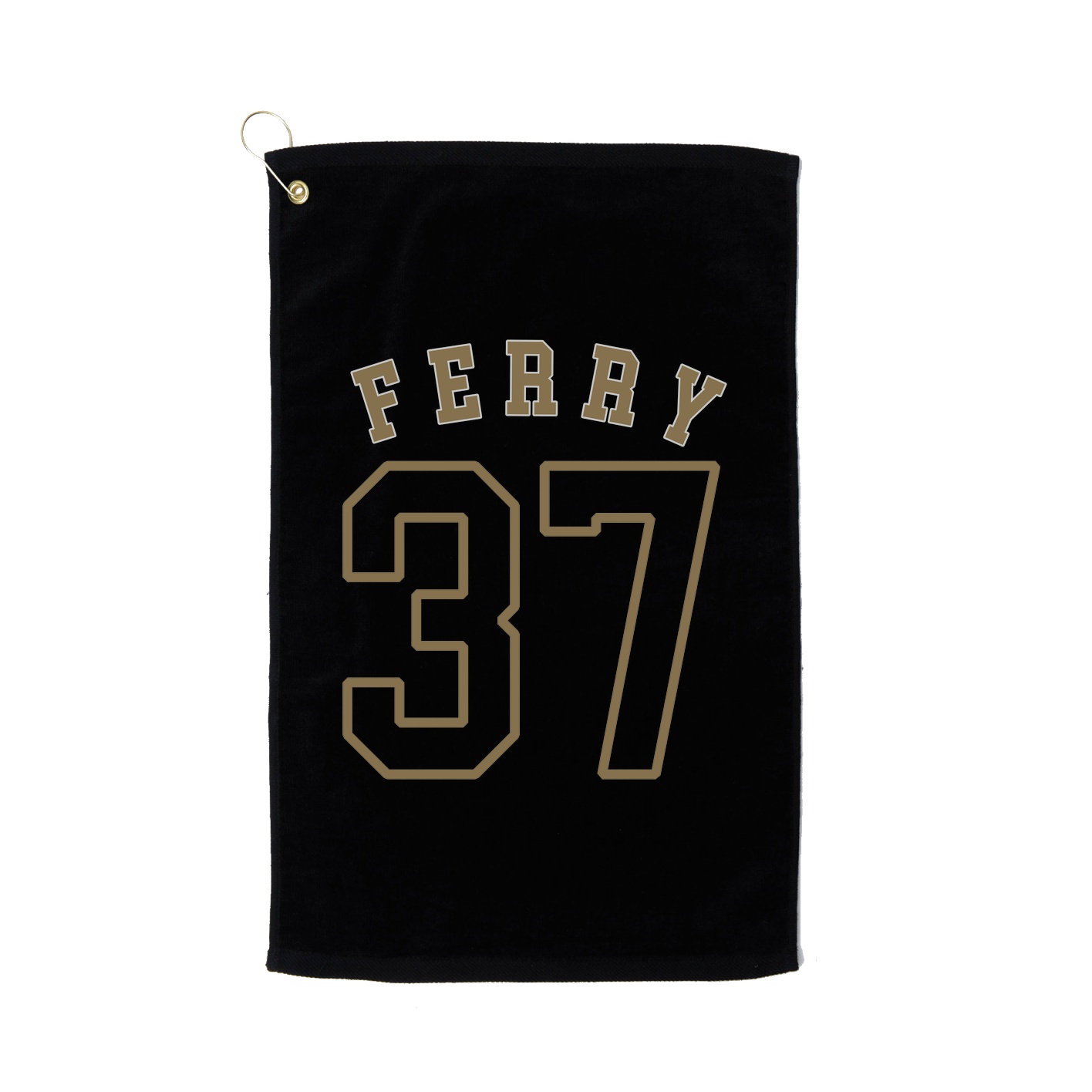 Golf Towel — Shirsey Arch in Black