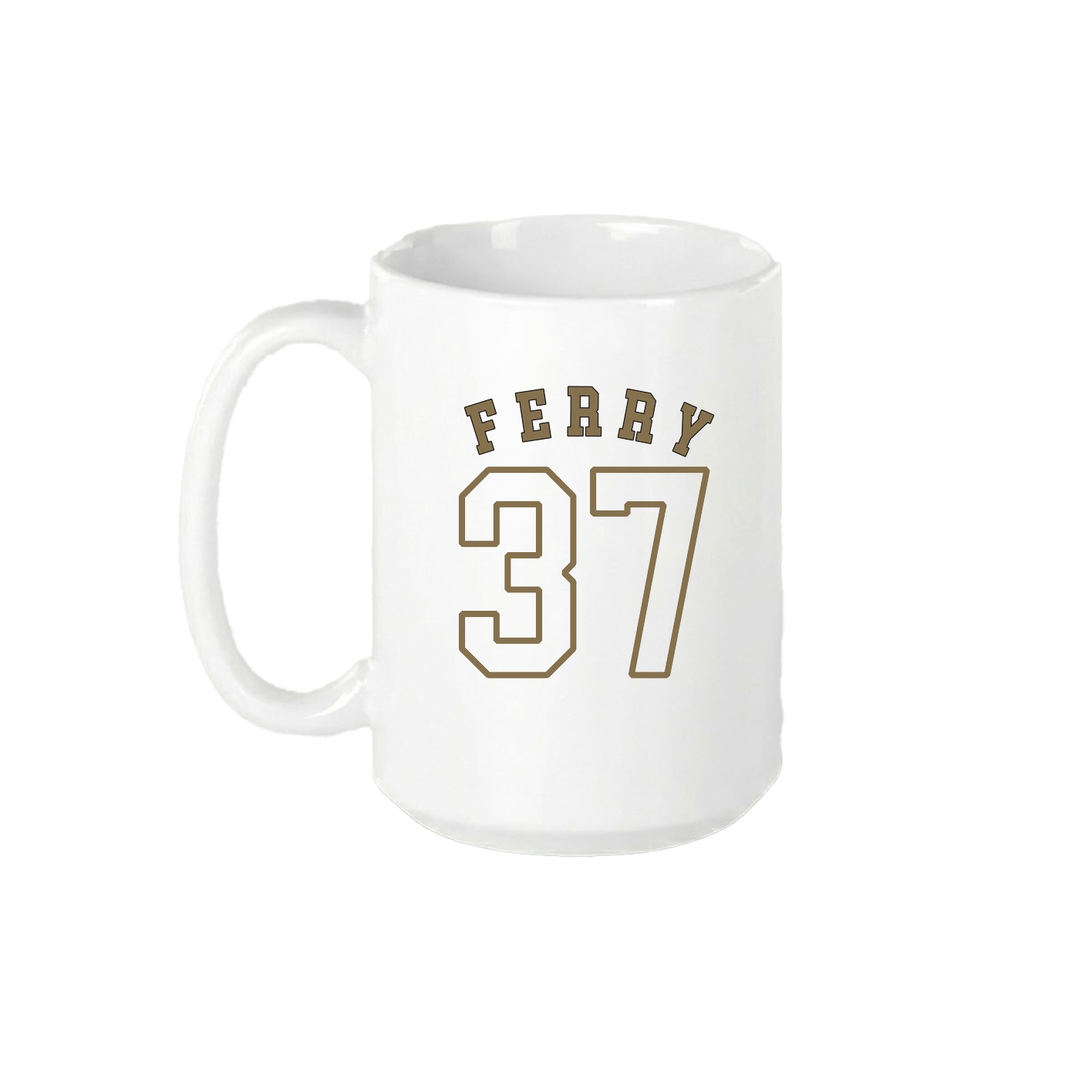 15oz Coffee Mug — Shirsey Arch in White