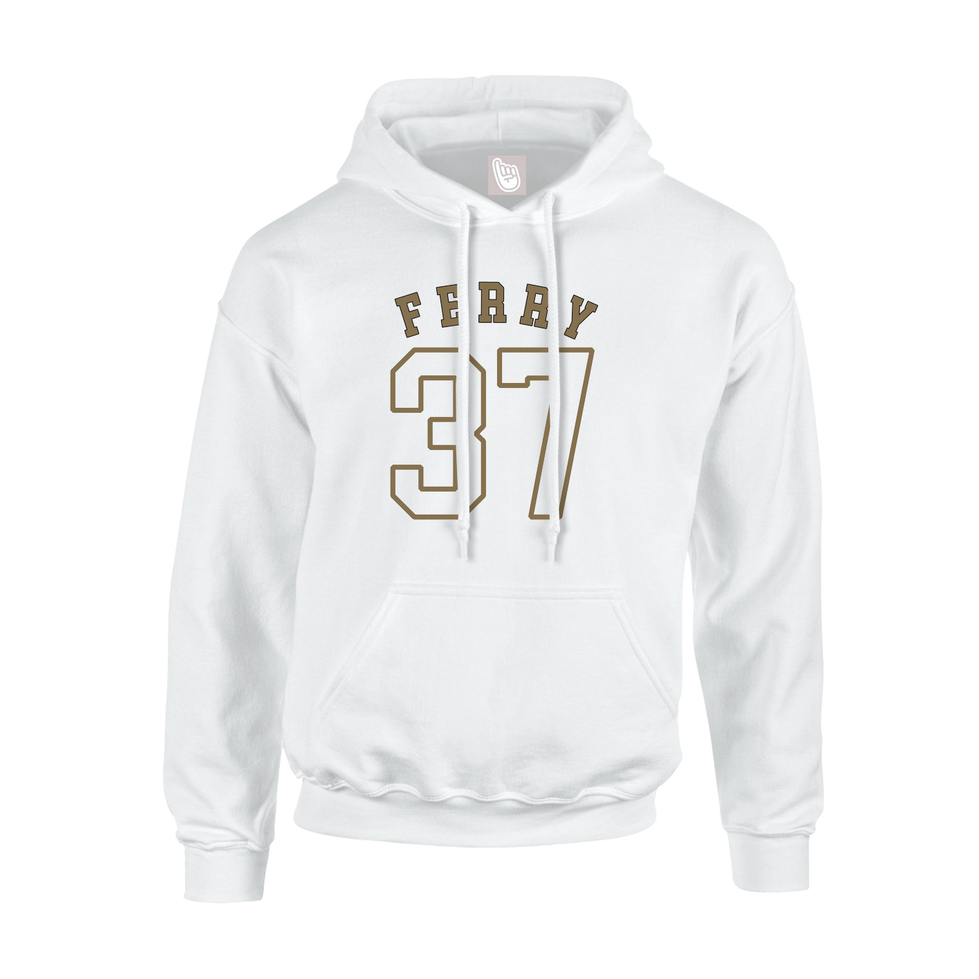 Hoodie — Shirsey Arch in White