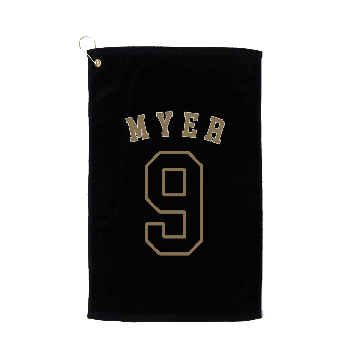 Golf Towel — Shirsey Arch in Black