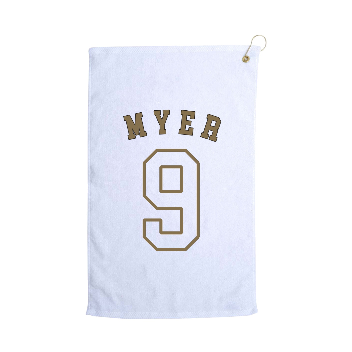 Golf Towel — Shirsey Arch in White