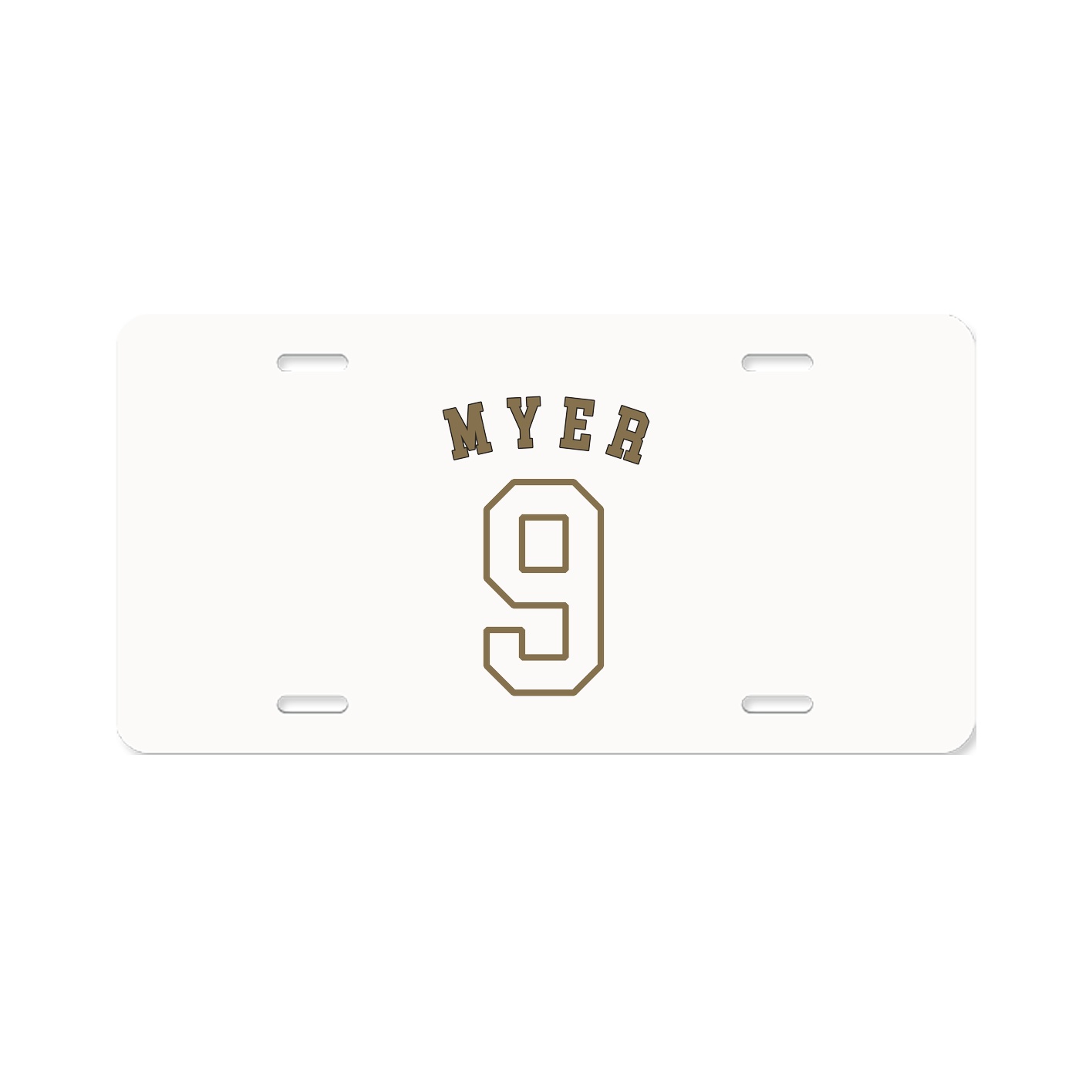License Plate — Shirsey Arch in Classic