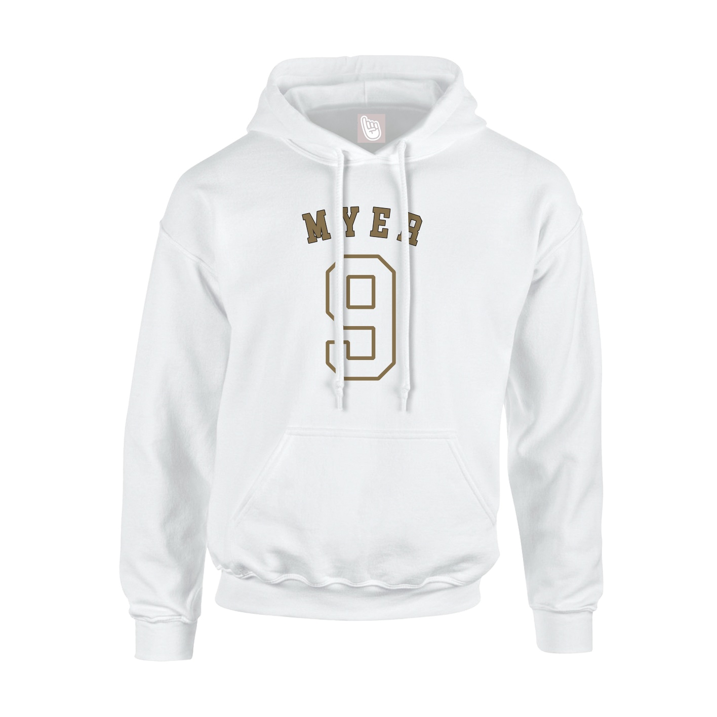 Youth Hoodie — Shirsey Arch in White