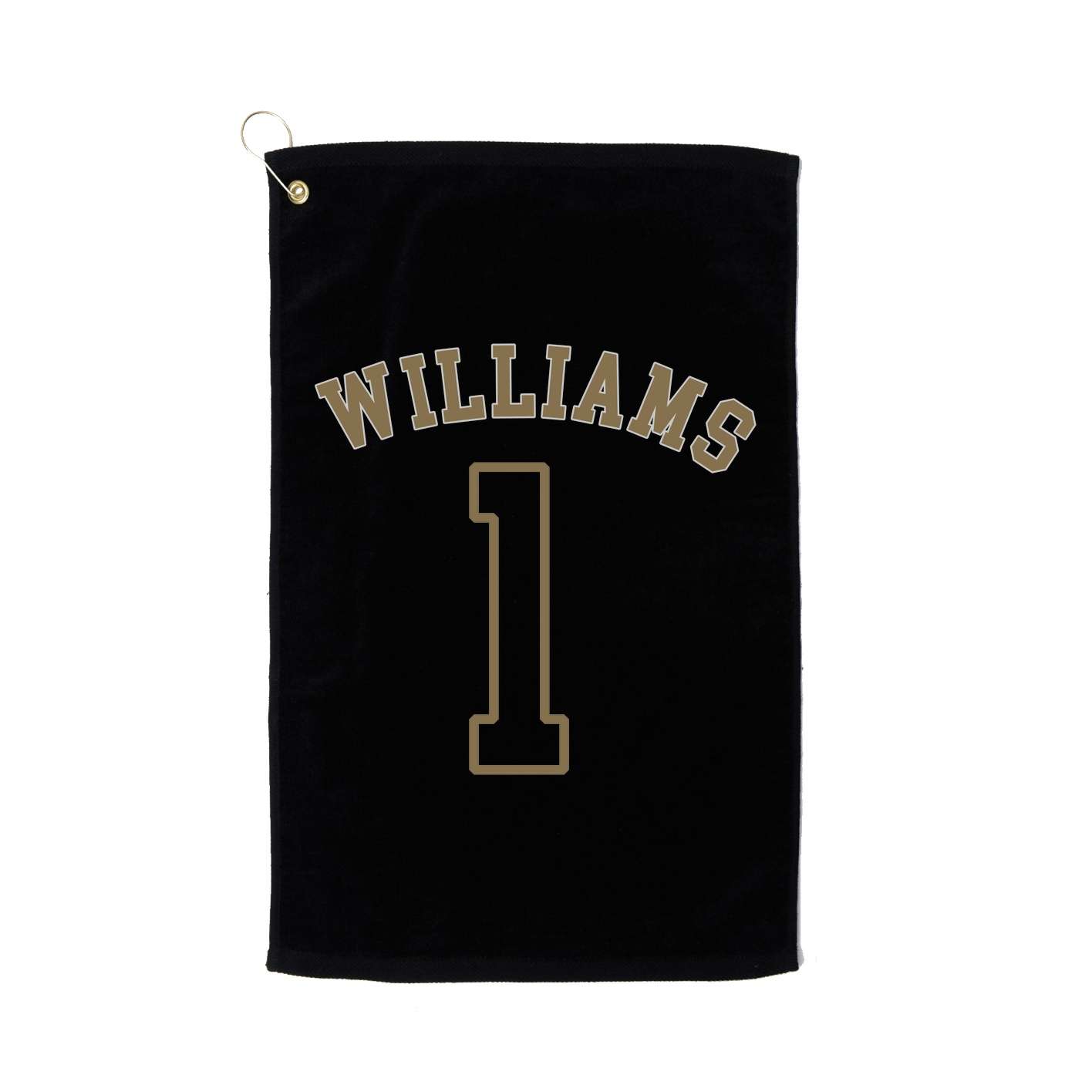 Golf Towel — Shirsey Arch in Black