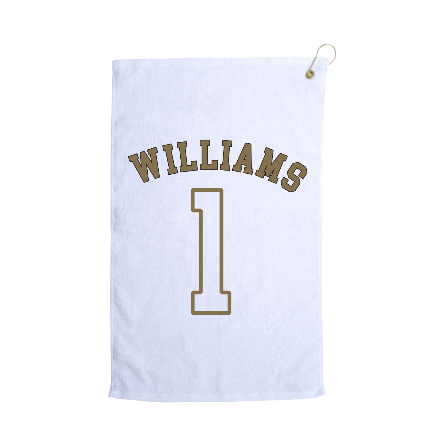 Golf Towel — Shirsey Arch in White