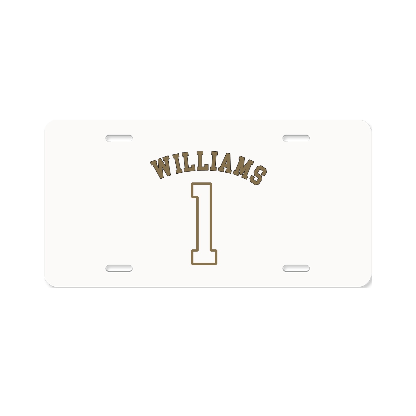 License Plate — Shirsey Arch in Classic