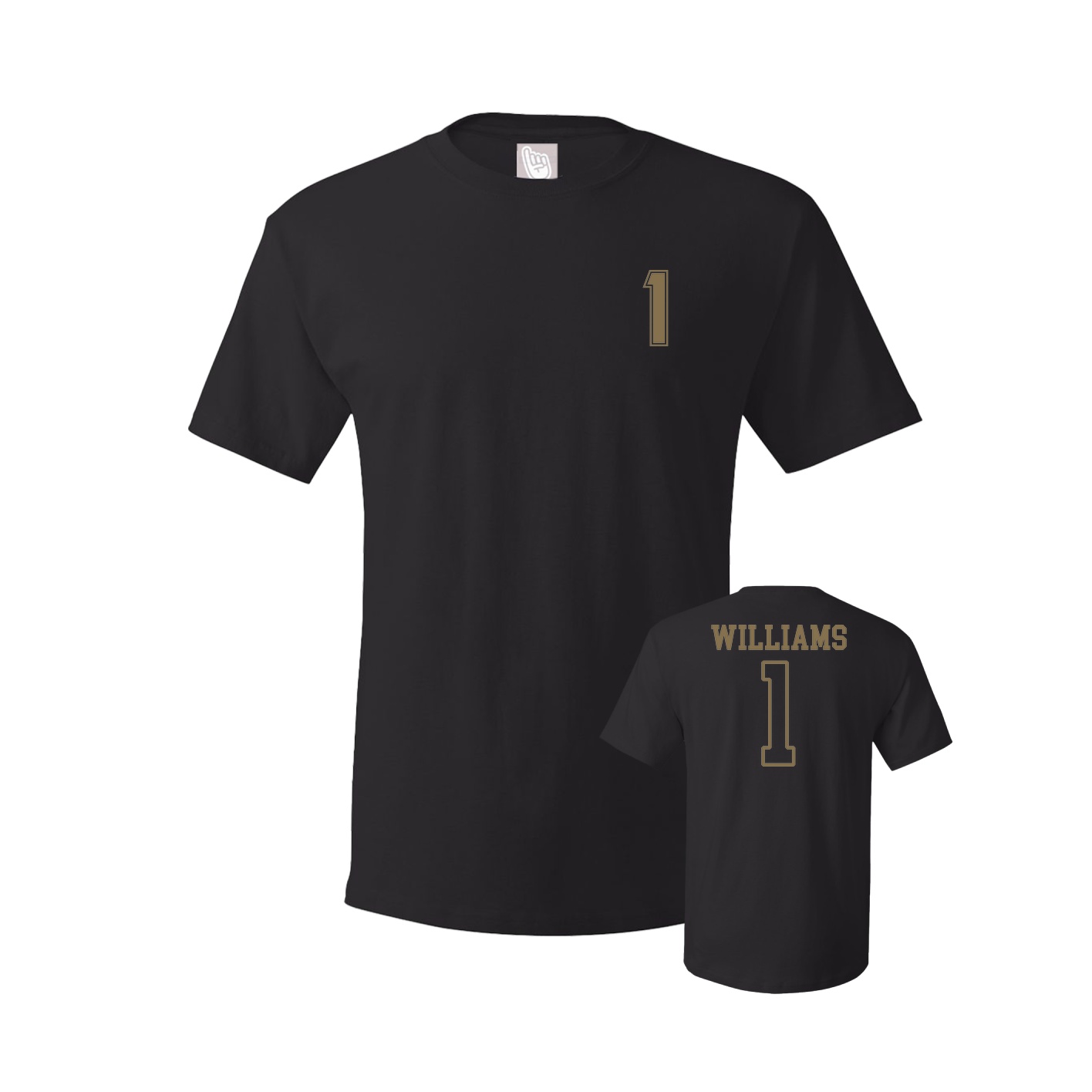 Youth Tee — Chest Back in Black