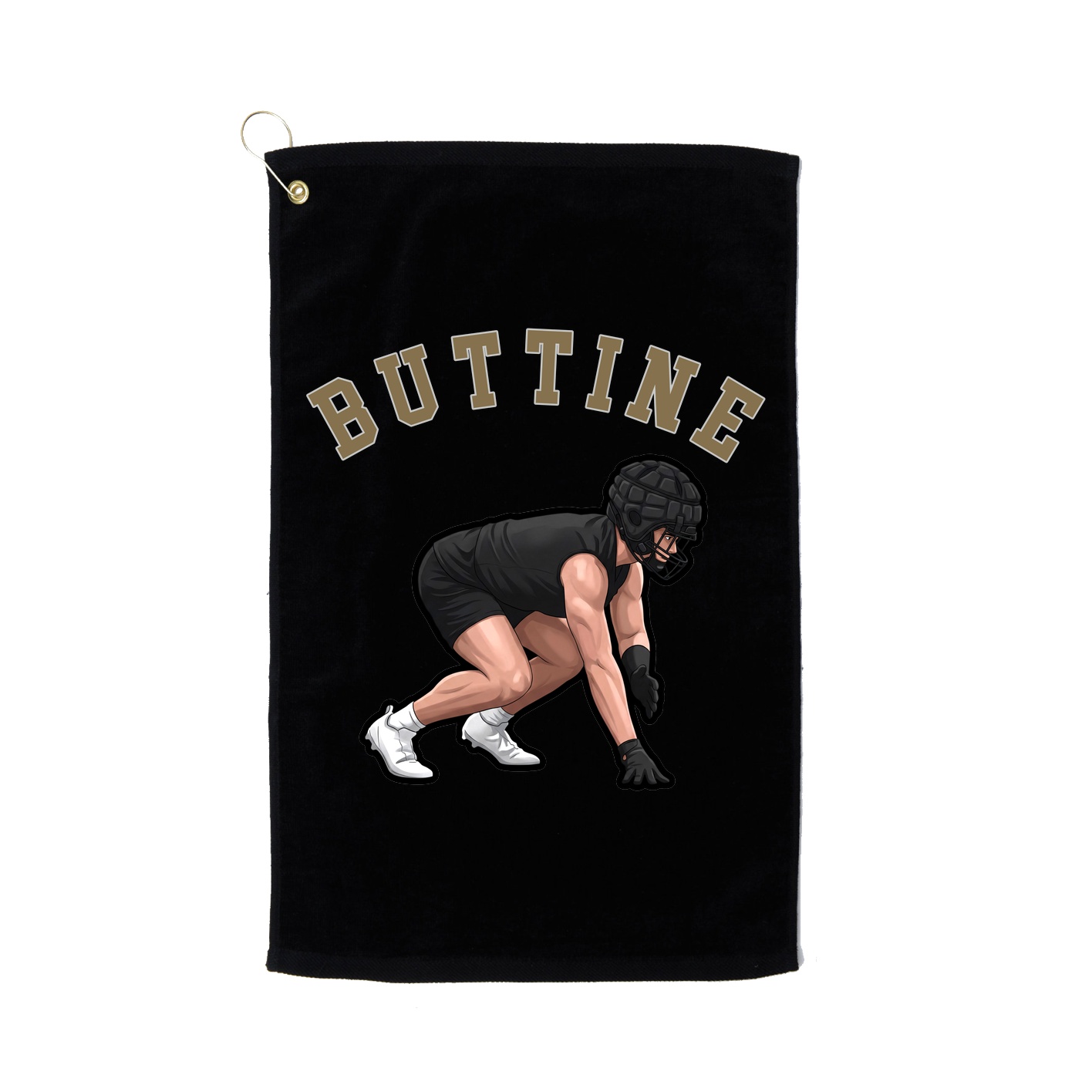 Golf Towel — Classic in Black