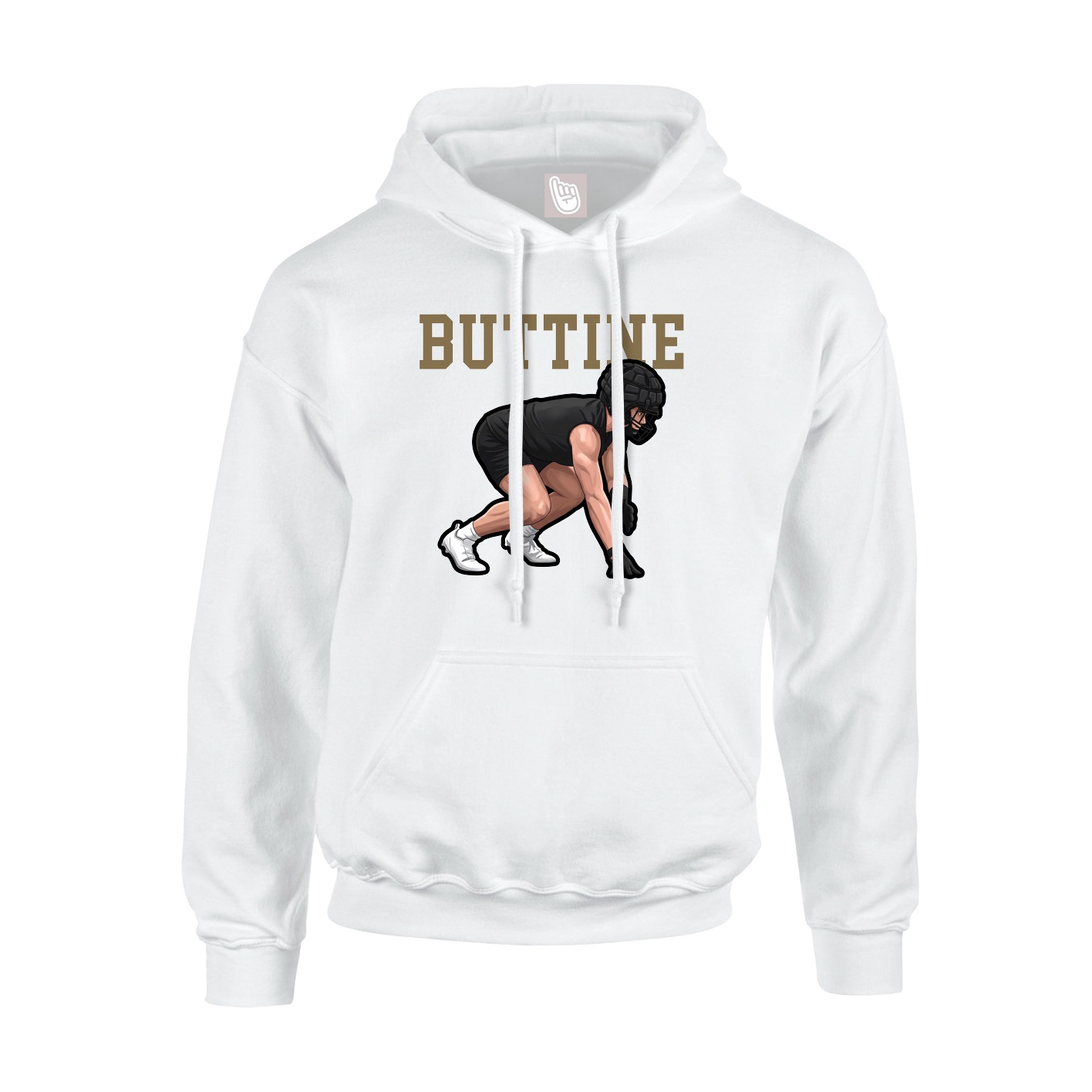 Hoodie — Classic in White