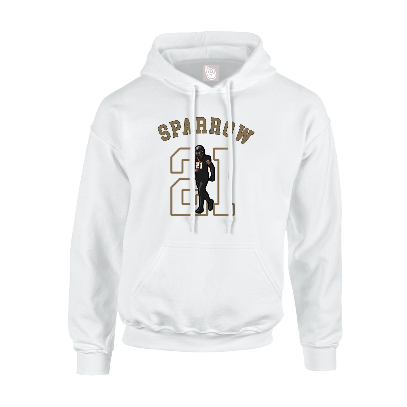 Youth Hoodie — Shirsey Arch in White