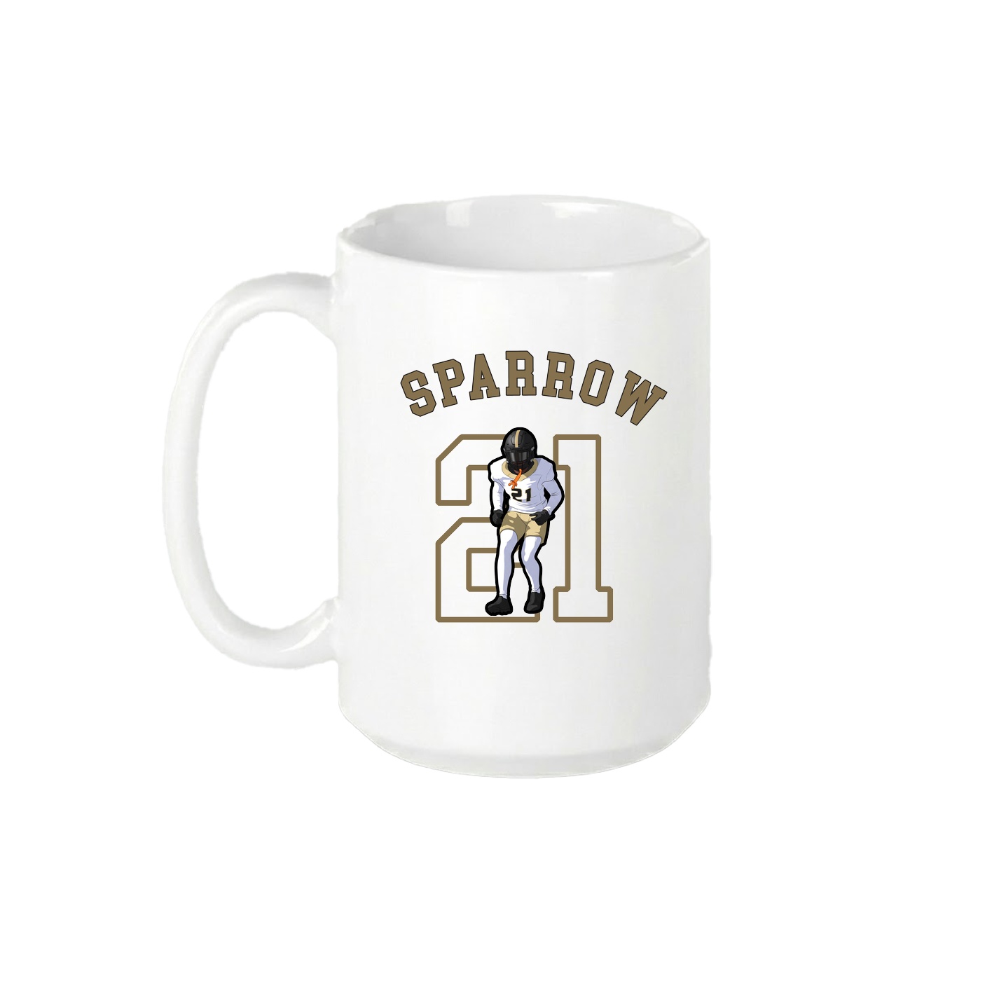 15oz Coffee Mug — Shirsey Arch in White